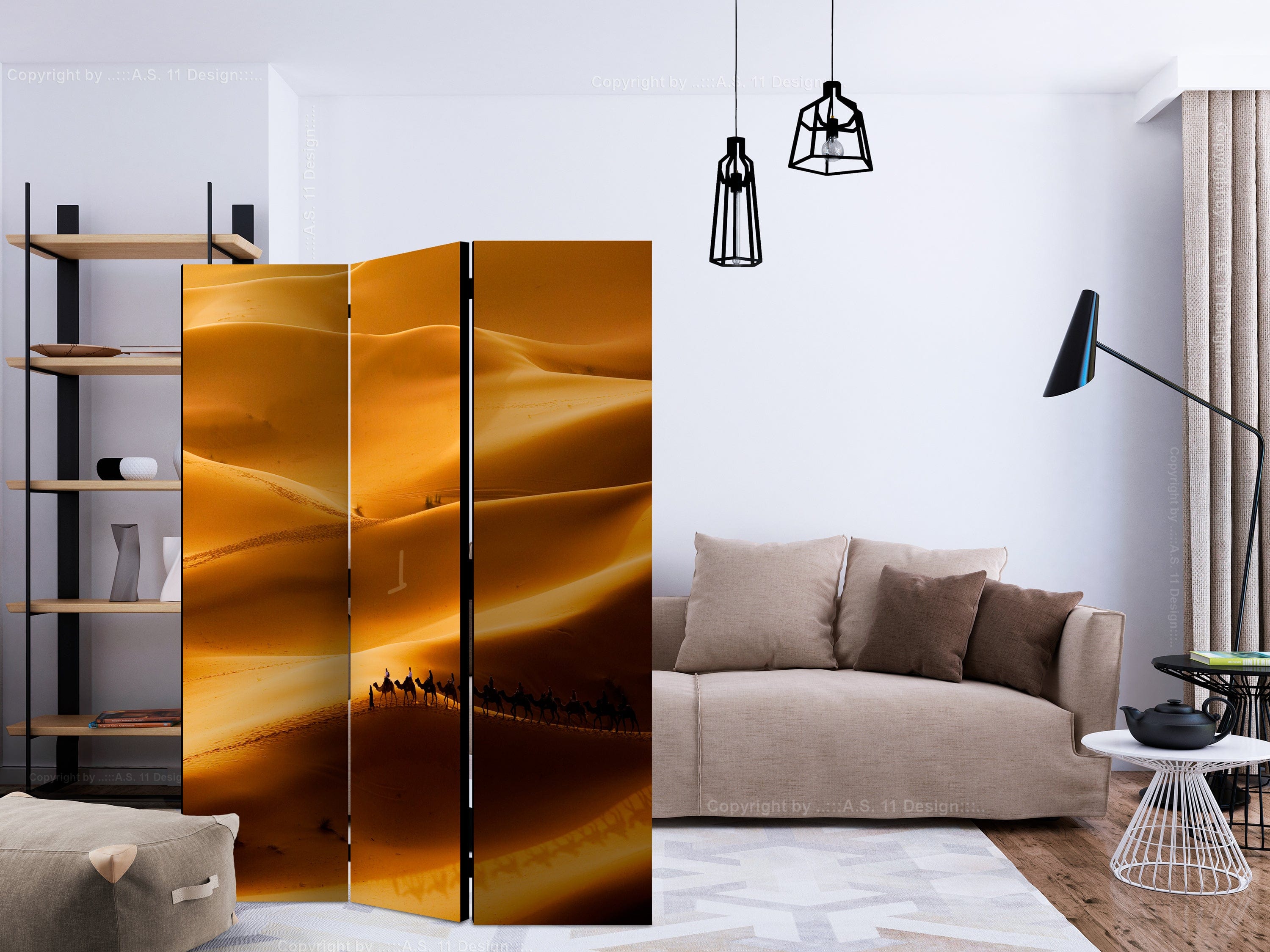 Aizslietnis 3-daļīgs - Kamieļu karavāna 4. versija (135x172cm) 135x172 cm Home Trends