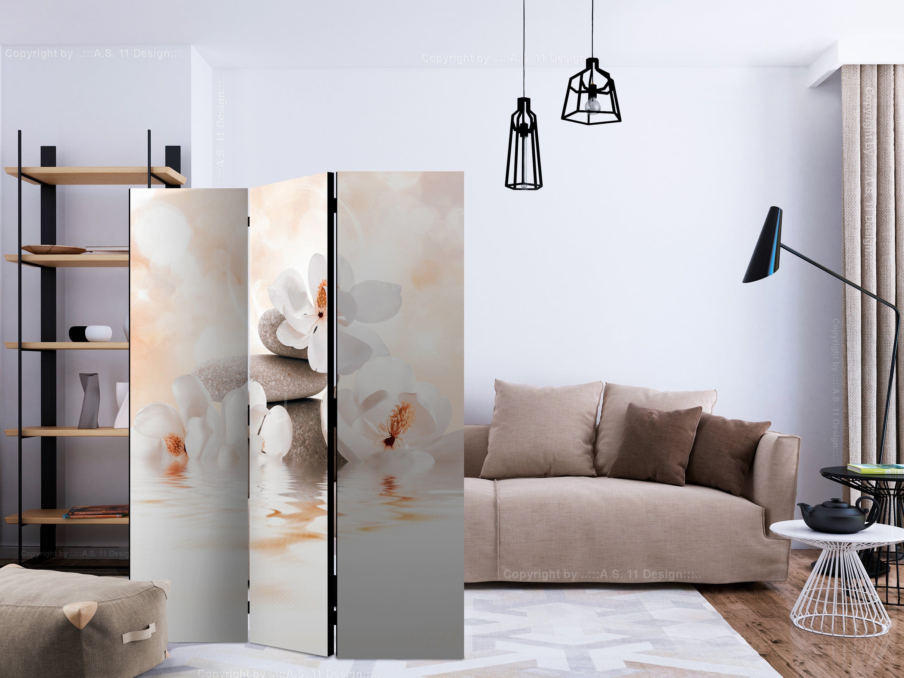 Aizslietnis 3-daļīgs - Klusuma ezers 6 (135x172cm) 135x172 cm Home Trends