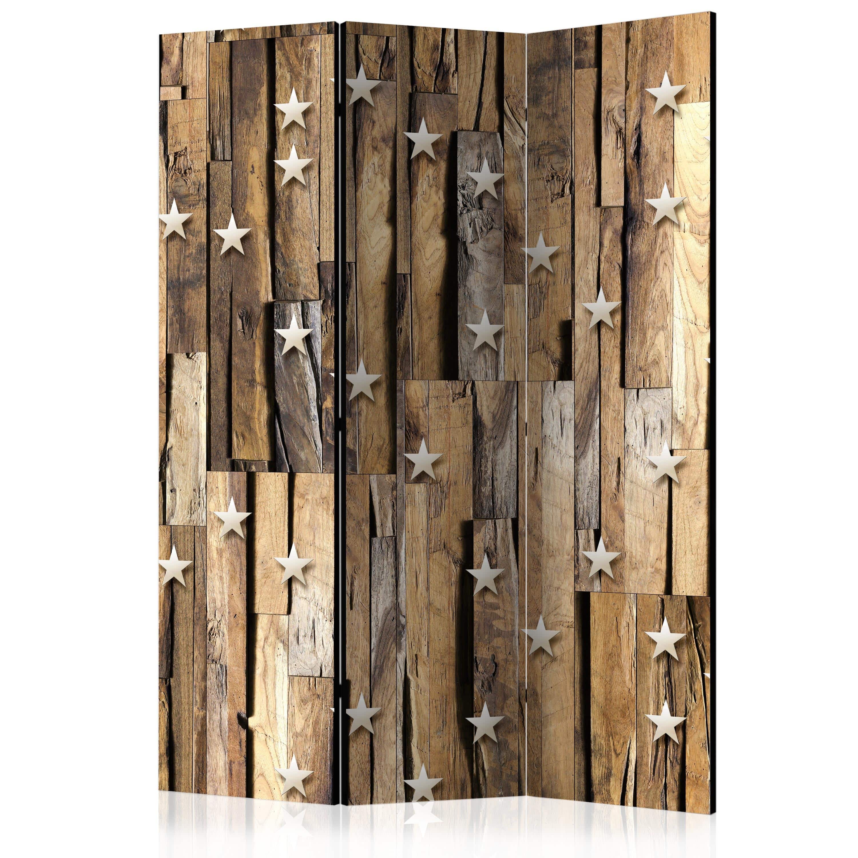 Aizslietnis 3-daļīgs - Koka zvaigznājs (135x172cm) Home Trends