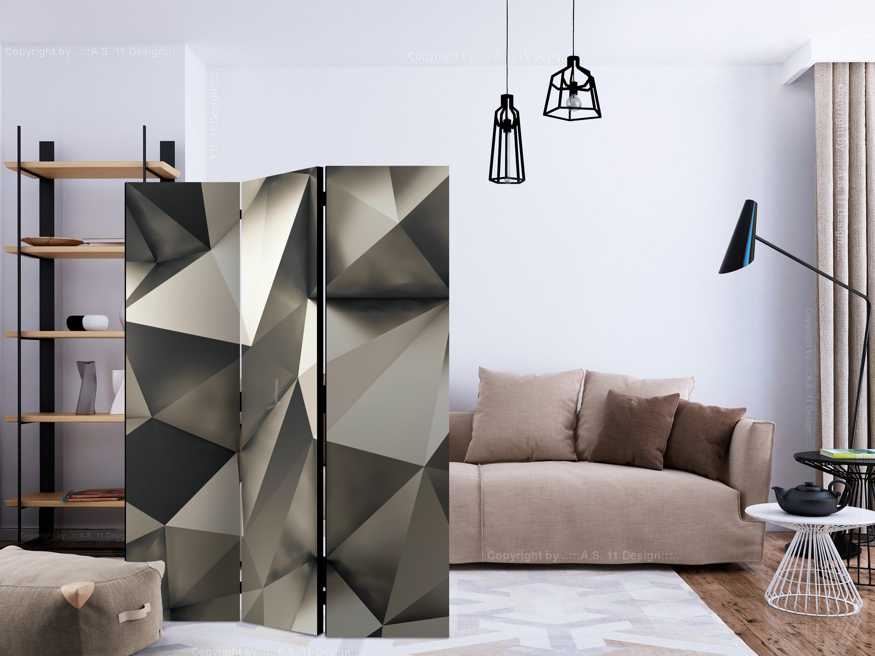 Aizslietnis 3-daļīgs - Kosmisks sudrabs (135x172cm) 135x172 cm Home Trends