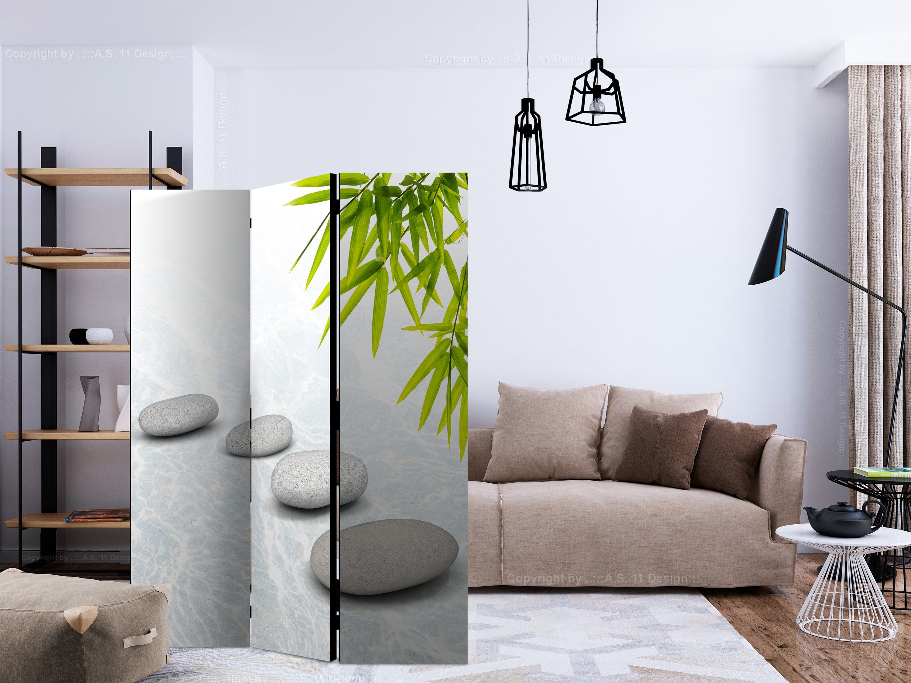 Aizslietnis 3-daļīgs - Kustīgs klusums (135x172cm) 135x172 cm Home Trends