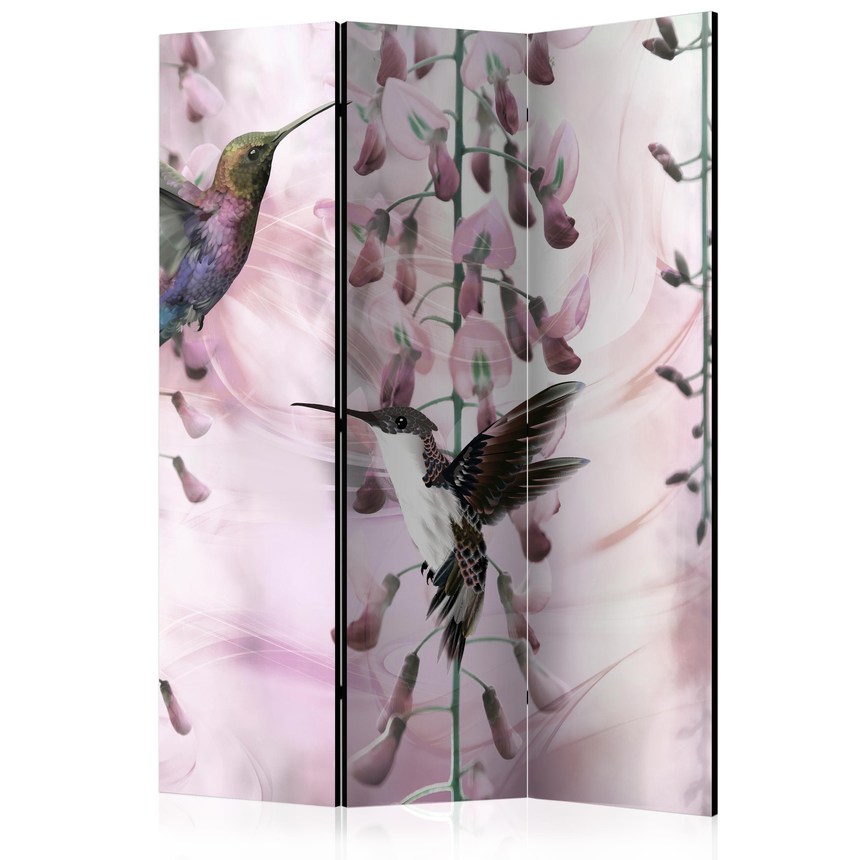 Aizslietnis 3-daļīgs - Lidojoši kolibri (rozā) (135x172cm) 135x172 cm Home Trends