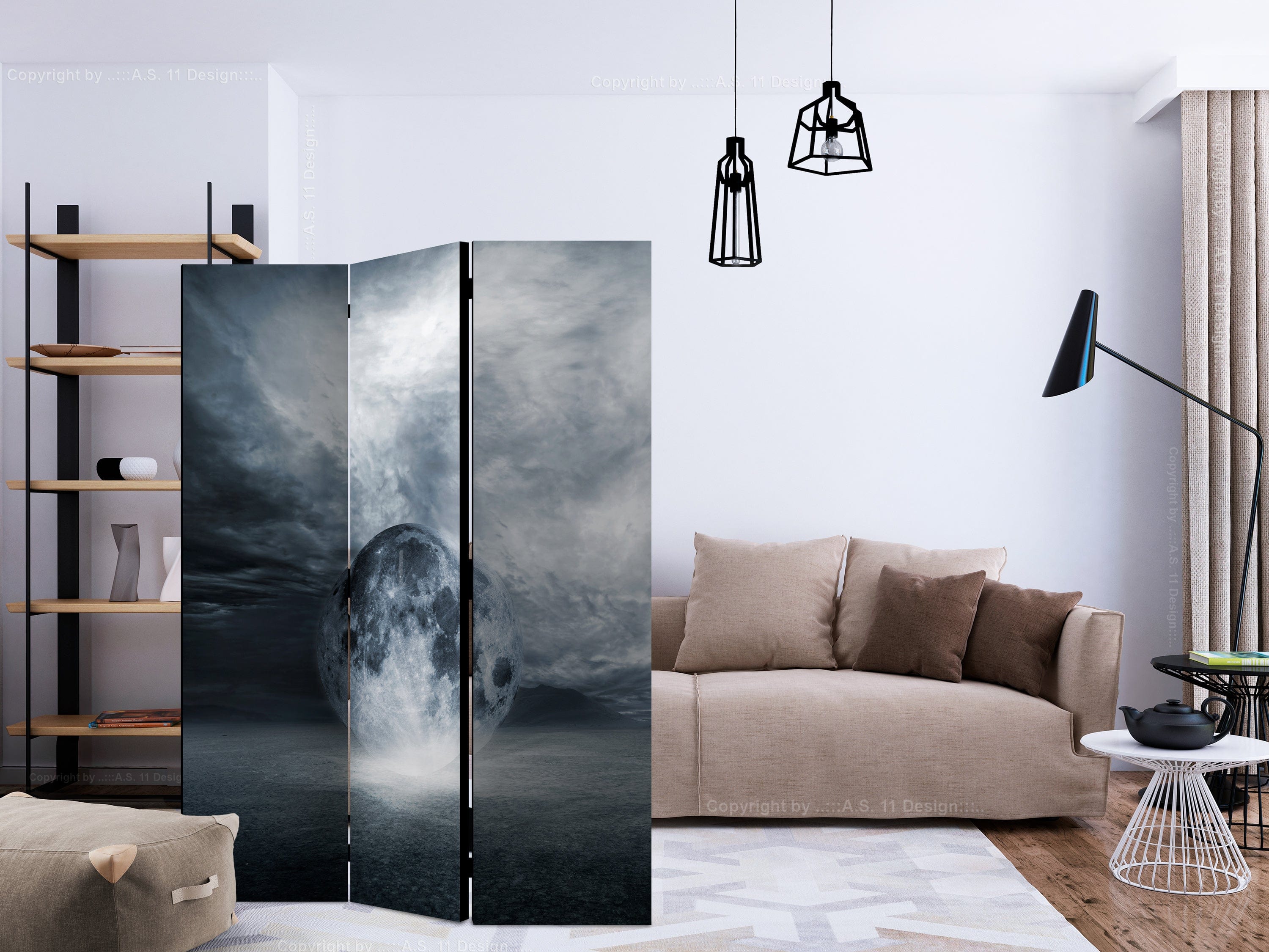 Aizslietnis 3-daļīgs - Pazudusī planēta (135x172cm) 135x172 cm Home Trends