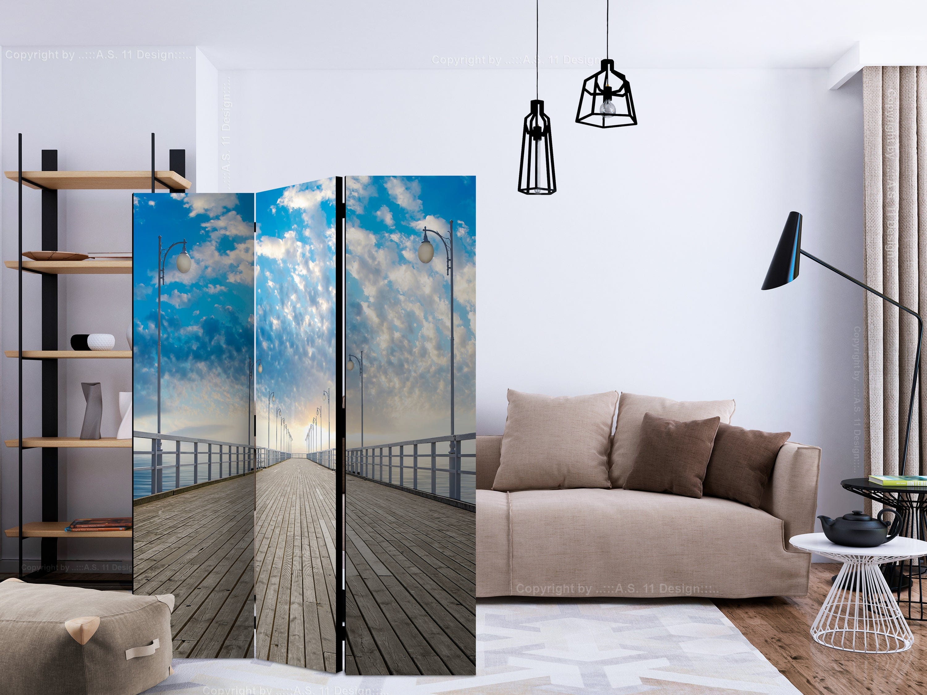 Aizslietnis 3-daļīgs - Piestātne (135x172cm) 135x172 cm Home Trends