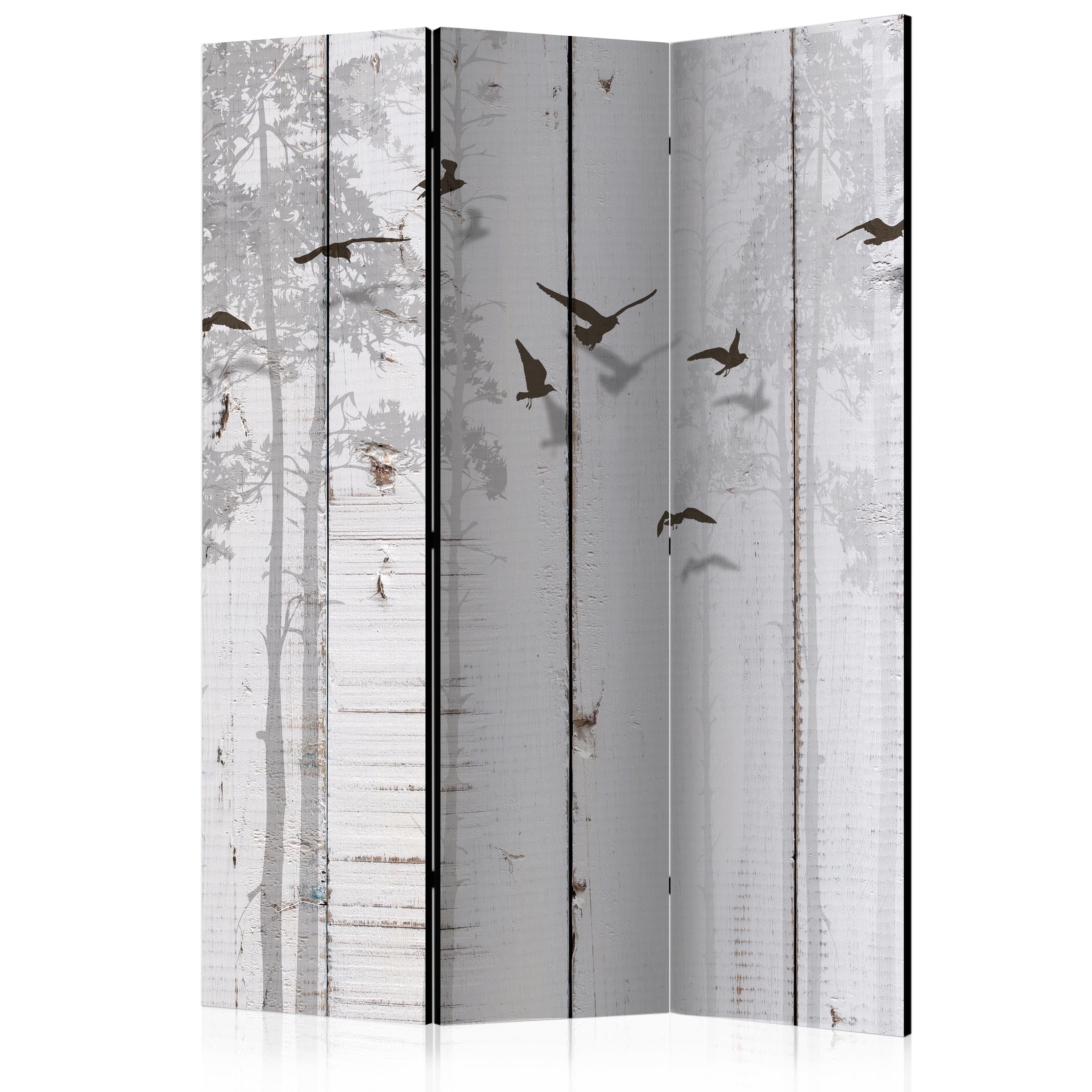 Aizslietnis 3-daļīgs - Putni uz dēļiem (135x172cm) 135x172 cm Home Trends