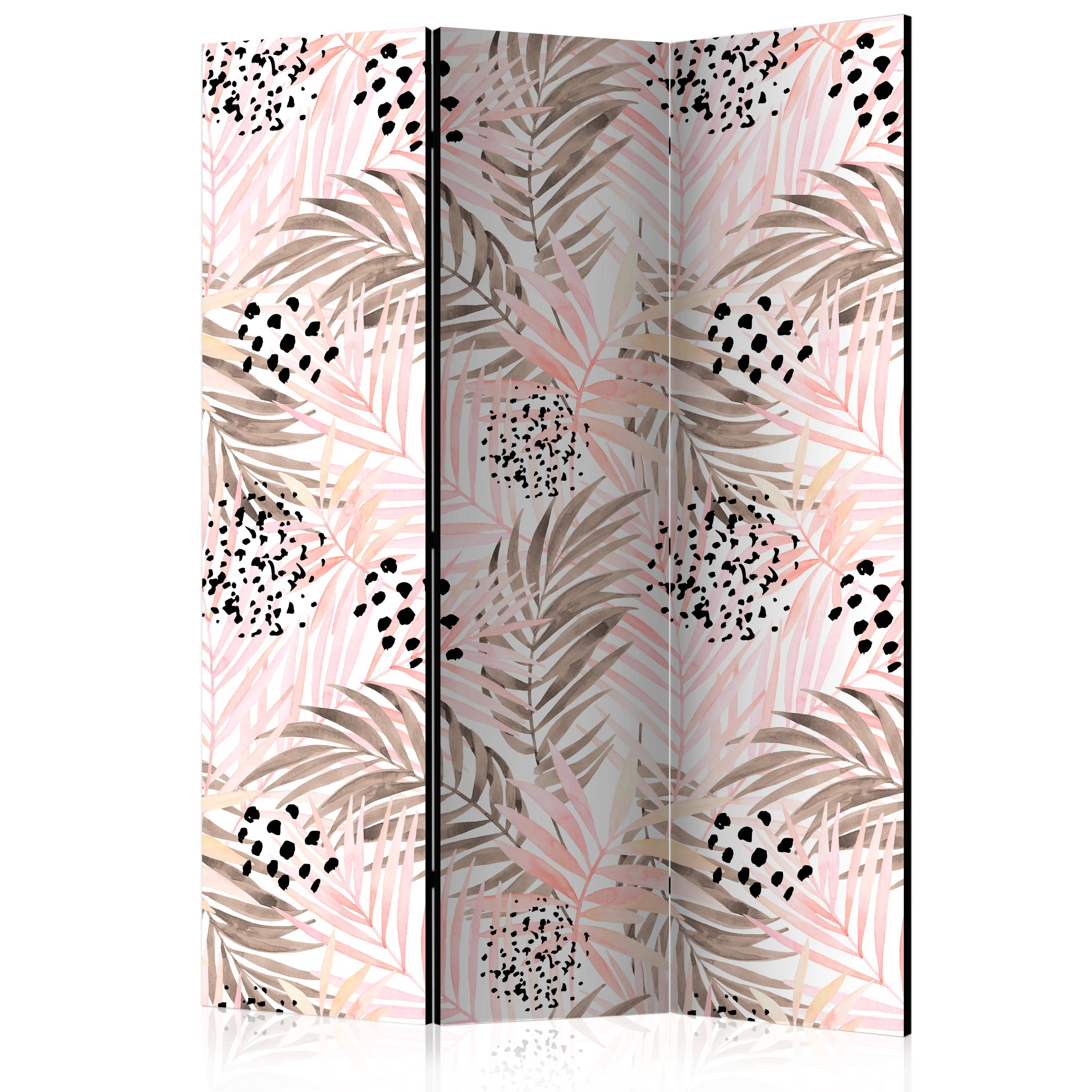 Aizslietnis 3-daļīgs - Rozā palmu lapas (135x172cm) 135x172 cm Home Trends