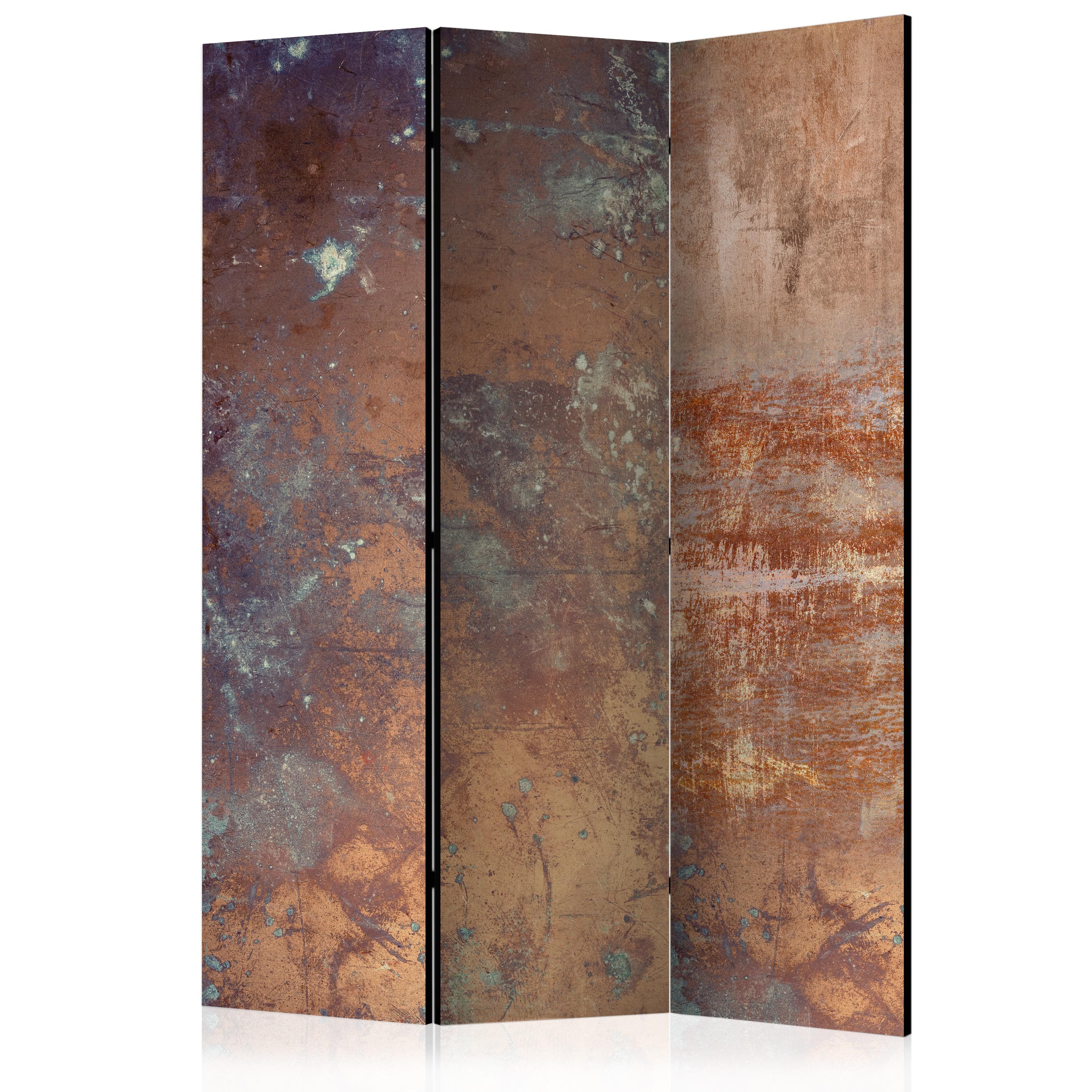 Aizslietnis 3-daļīgs - Sarūsējusi plāksne (135x172cm) Home Trends