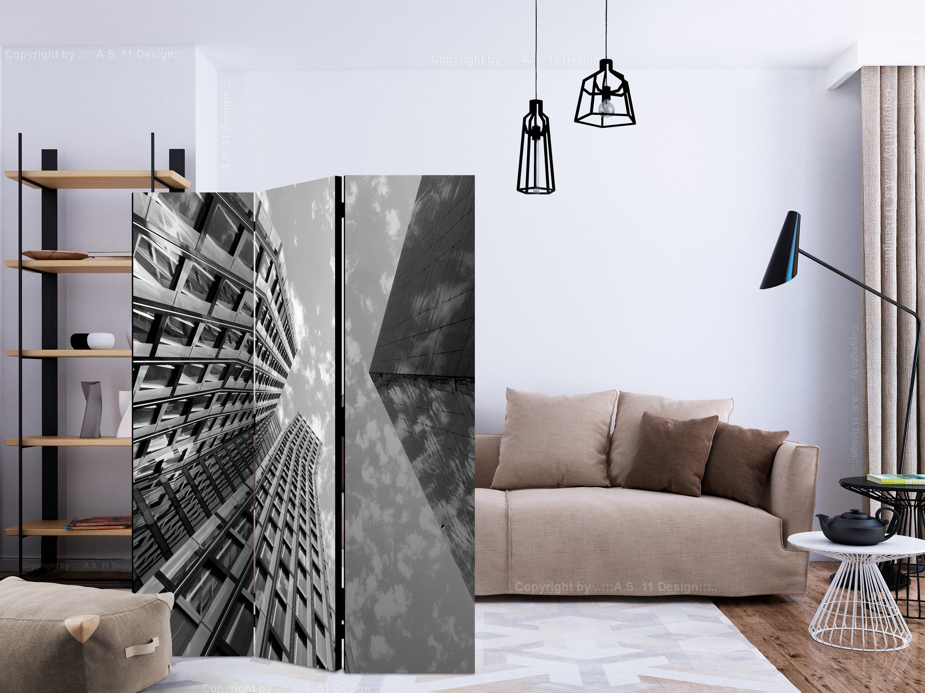 Aizslietnis 3-daļīgs - Sasniegt debesis (135x172cm) 135x172 cm Home Trends