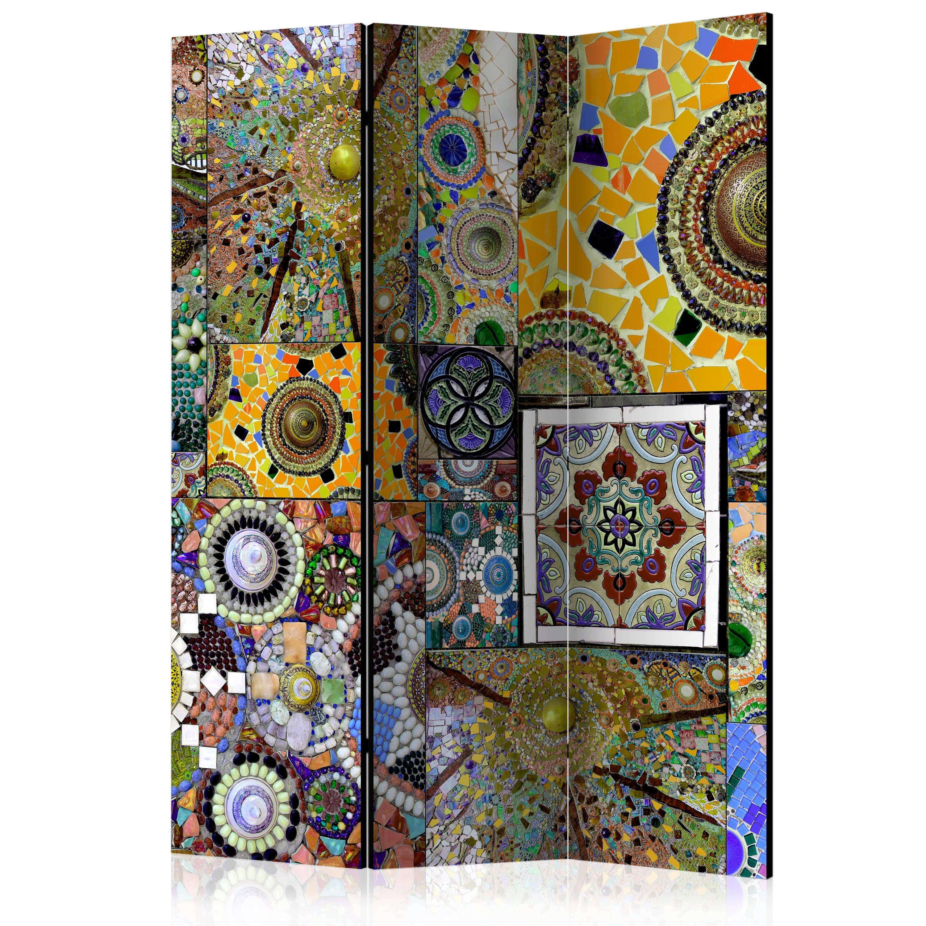 Aizslietnis 3-daļīgs - Saules mozaīka (135x172cm) 135x172 cm Home Trends