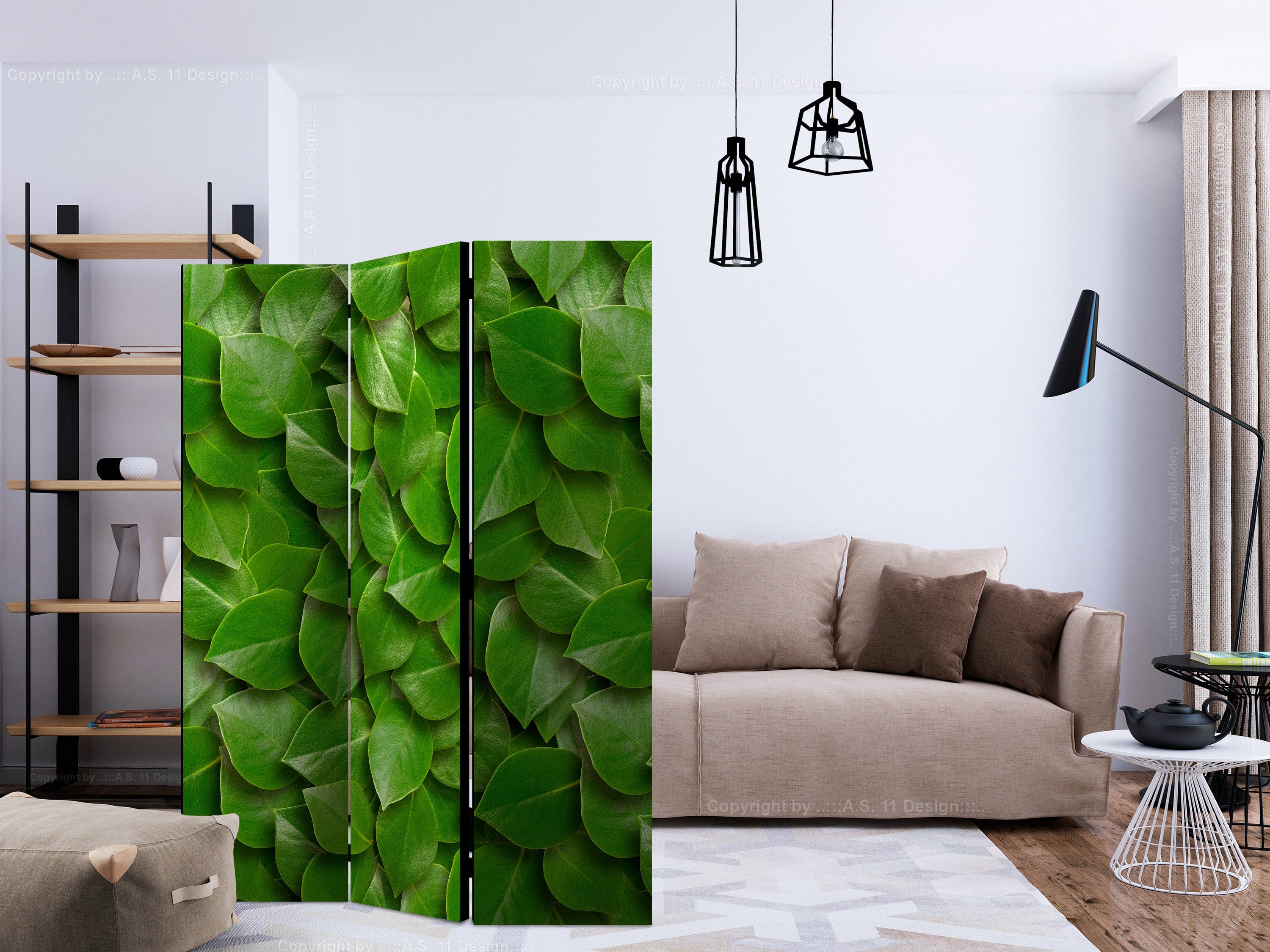Aizslietnis 3-daļīgs - Slepenais dārzs 1 .versija (135x172cm) 135x172 cm Home Trends
