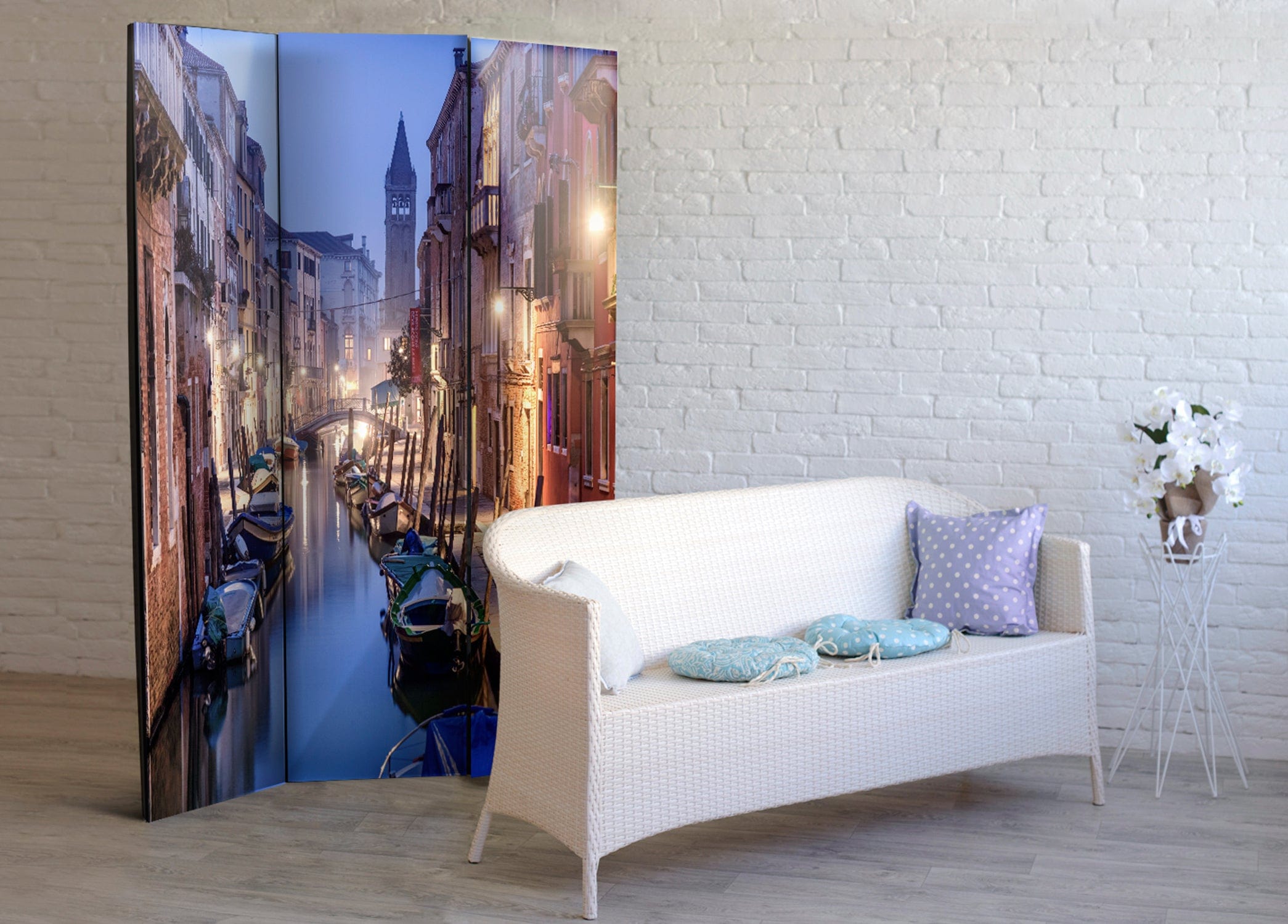 Aizslietnis 3-daļīgs - Vakars Venēcijā (135x172cm) 135x172 cm Home Trends