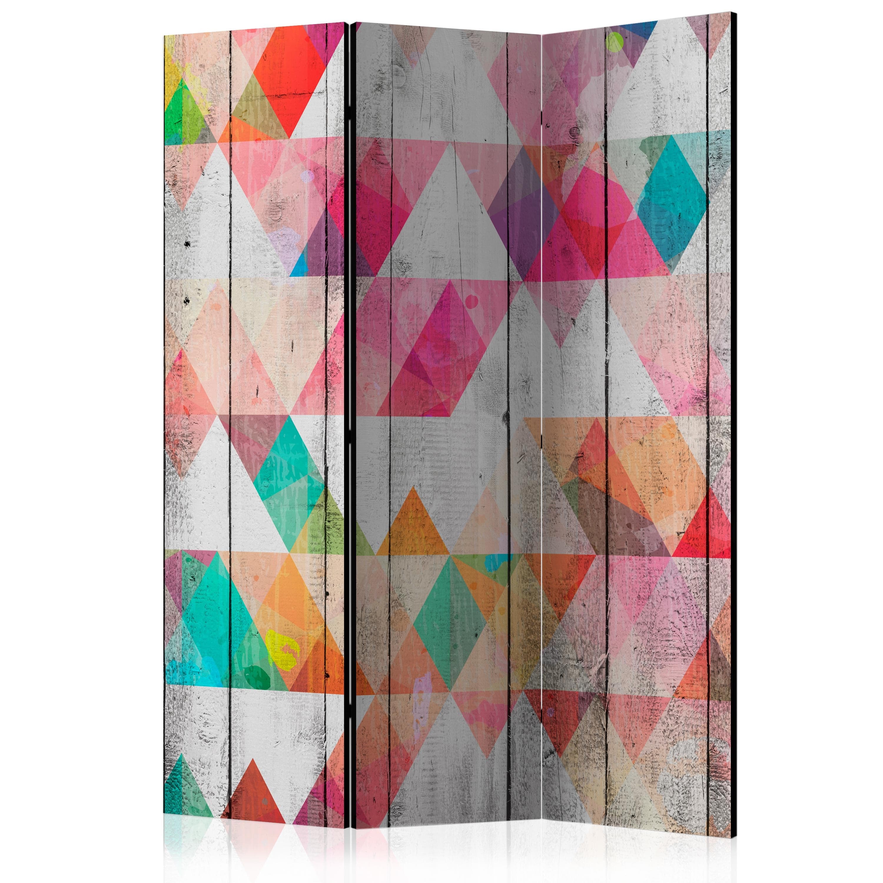 Aizslietnis 3-daļīgs - Varavīksnes trīsstūri (135x172cm) 135x172 cm Home Trends
