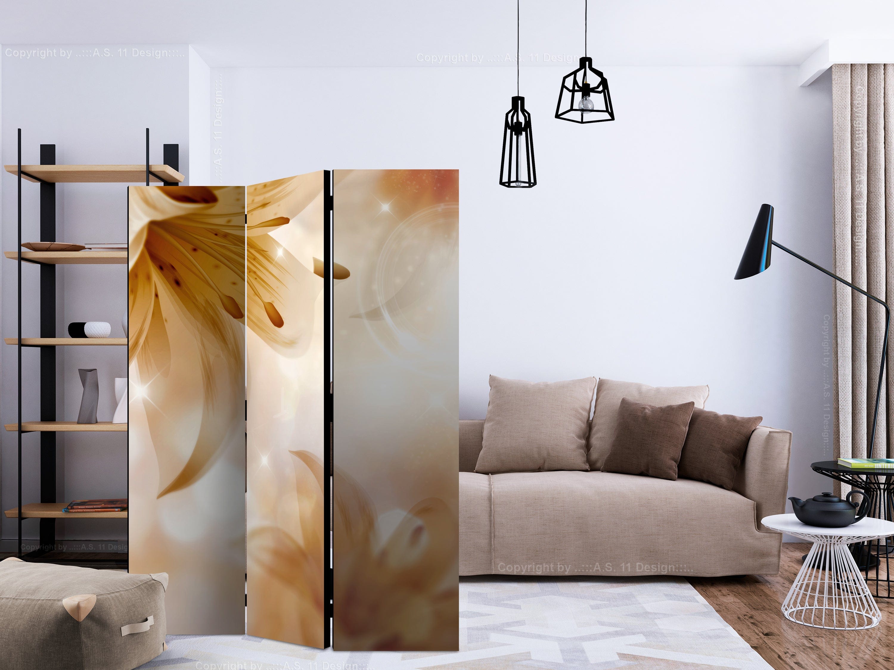 Aizslietnis 3-daļīgs - Vasaras karalienes (135x172cm) 135x172 cm Home Trends