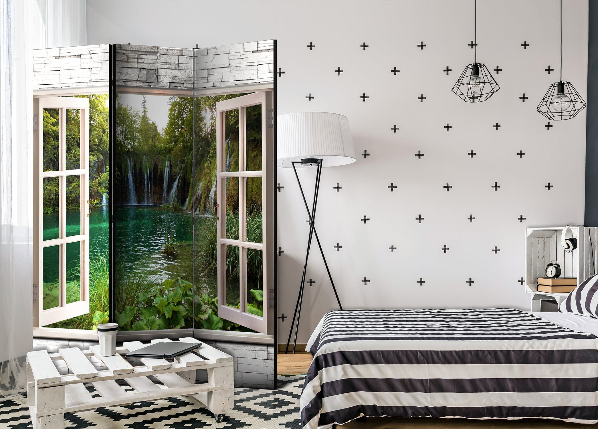 Aizslietnis 3-daļīgs - Zaļš dārgums (135x172cm) 135x172 cm Home Trends