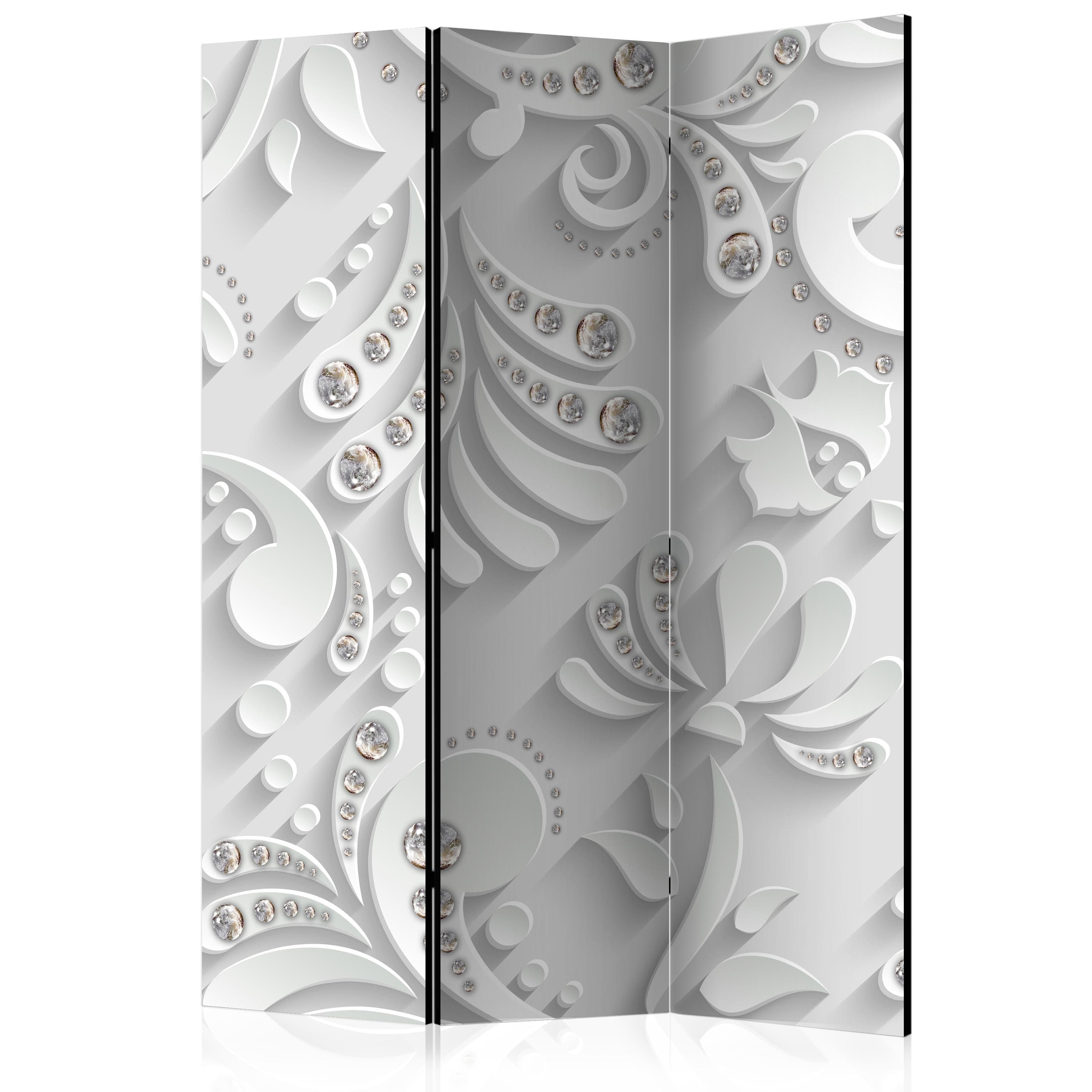 Aizslietnis 3-daļīgs - Ziedi ar kristāliem (135x172cm) 135x172 cm Home Trends