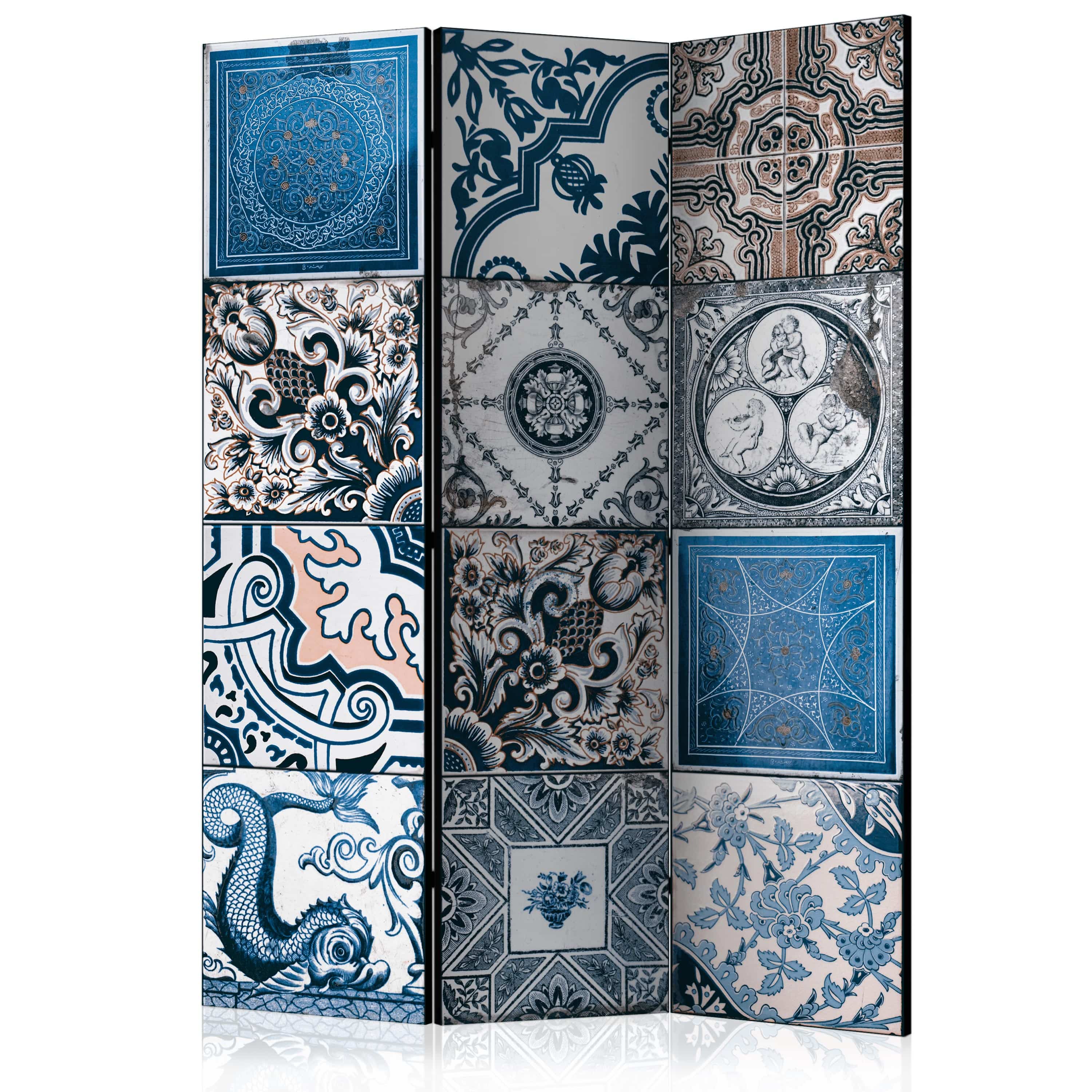 Aizslietnis 3-daļīgs - Zilā Arabeska (135x172cm) 135x172 cm Home Trends