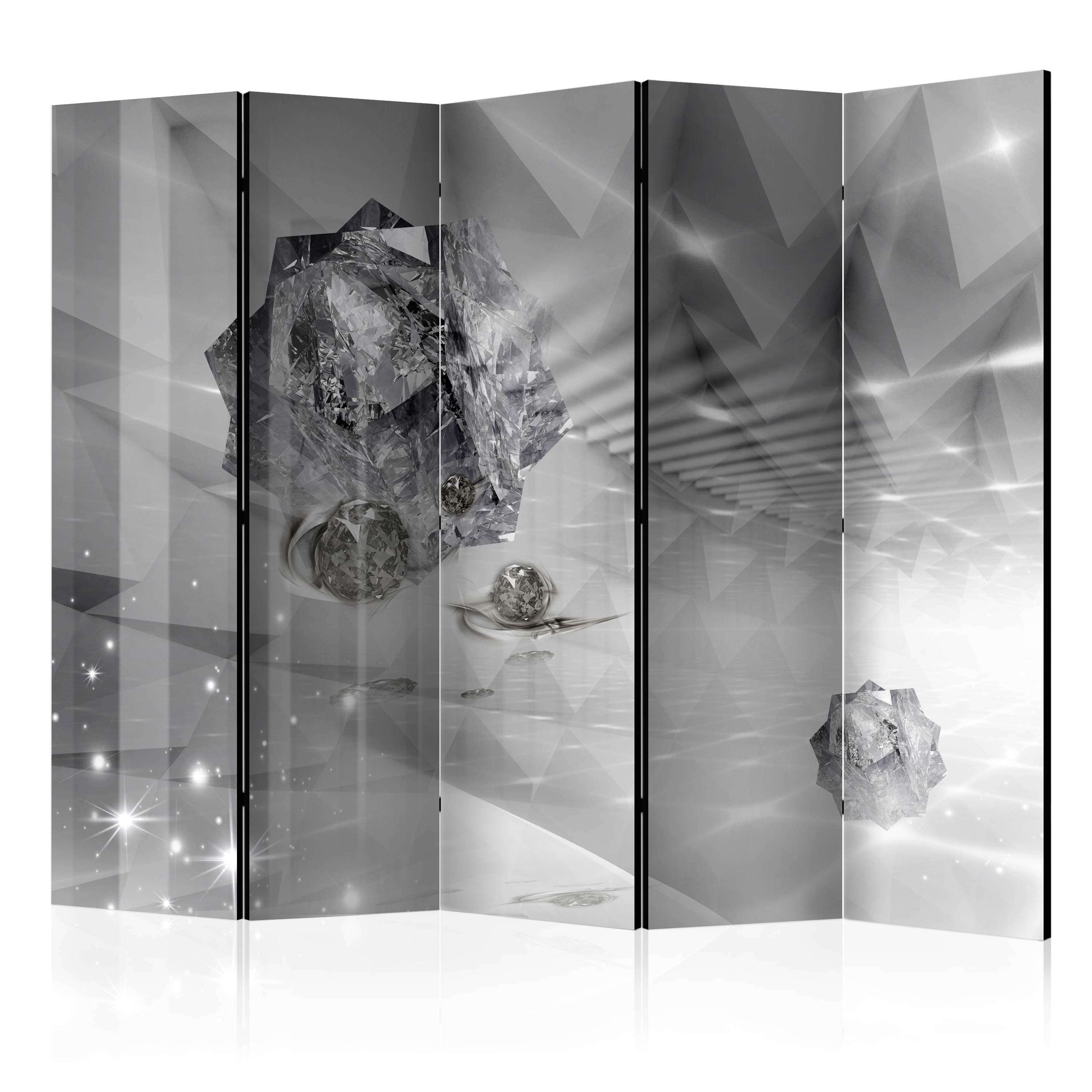 Aizslietnis 5-daļīgs - Abstraktā pelēkums (225x172cm) Home Trends