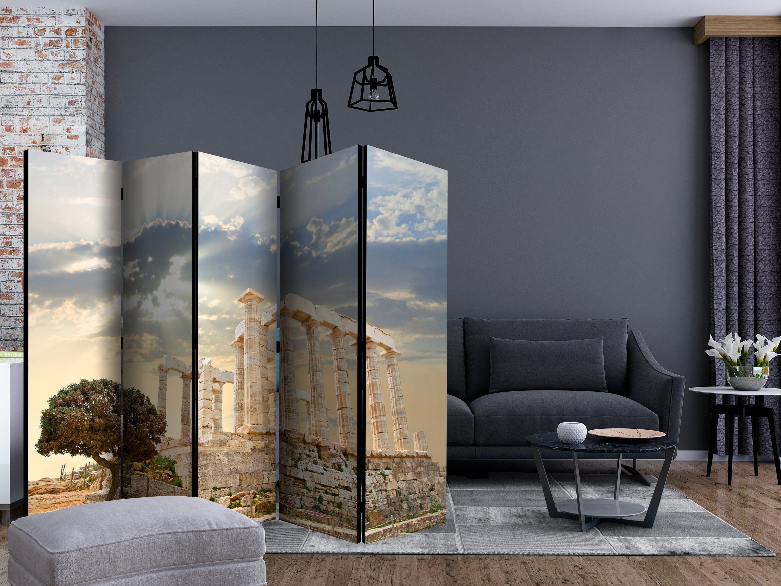 Aizslietnis 5-daļīgs - Akropole, Grieķija (225x172cm) Home Trends