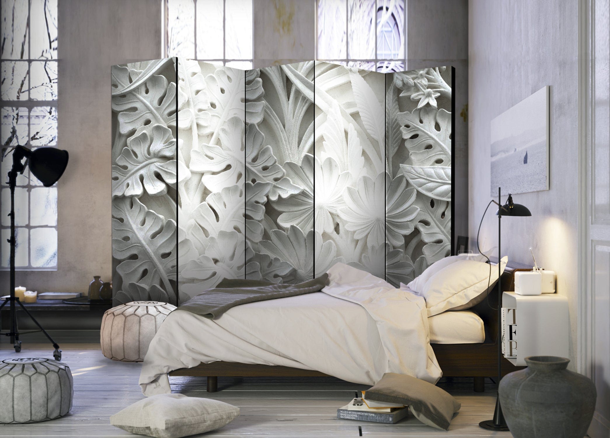 Aizslietnis 5-daļīgs - Alabastra dārzs (225x172cm) 225x172 cm Home Trends