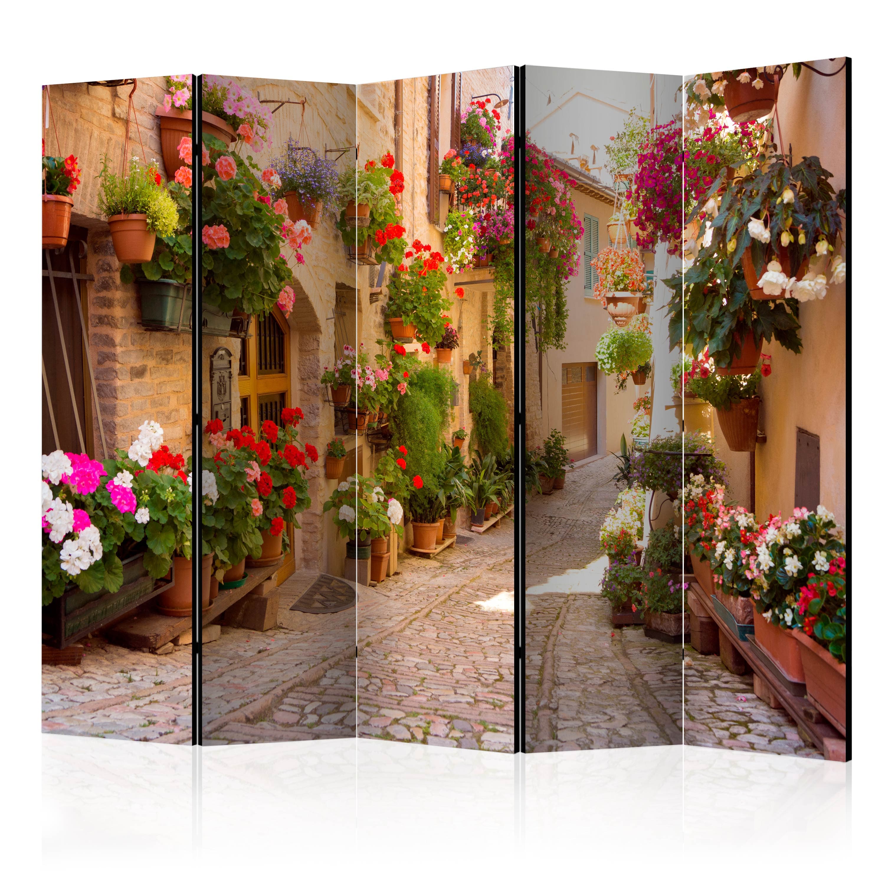 Aizslietnis 5-daļīgs - Aleja Spello (Itālija) (225x172cm) Home Trends