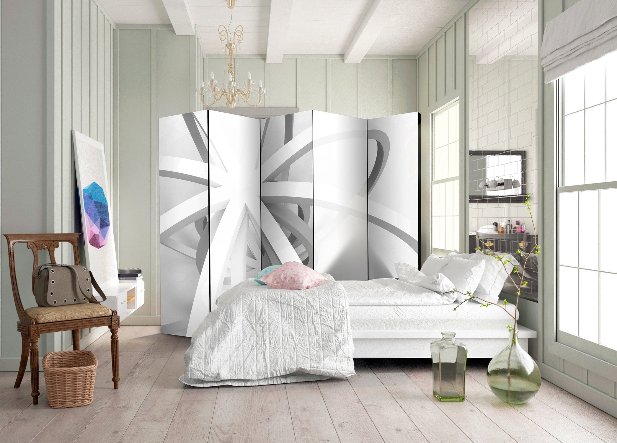 Aizslietnis 5-daļīgs - Apaļa forma (225x172cm) 225x172 cm Home Trends