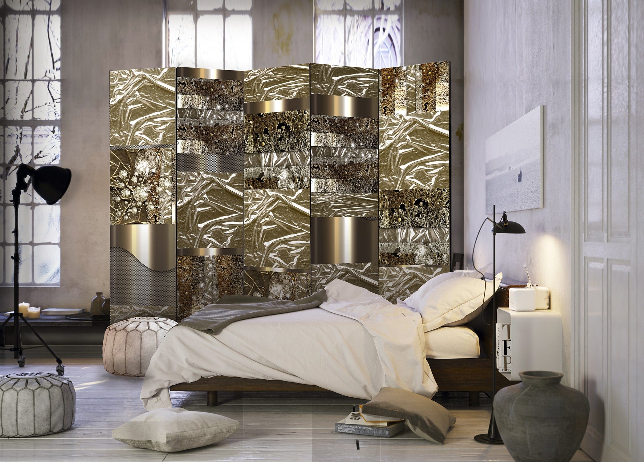 Aizslietnis 5-daļīgs - Aurea mediocritas (225x172cm) Home Trends