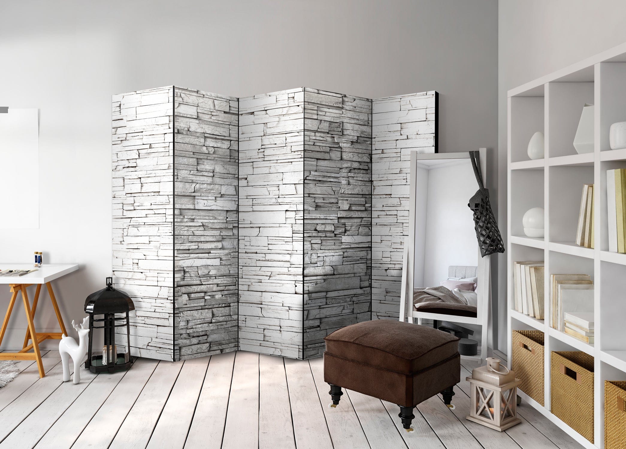 Aizslietnis 5-daļīgs - Baltā burvestība (225x172cm) 225x172 cm Home Trends