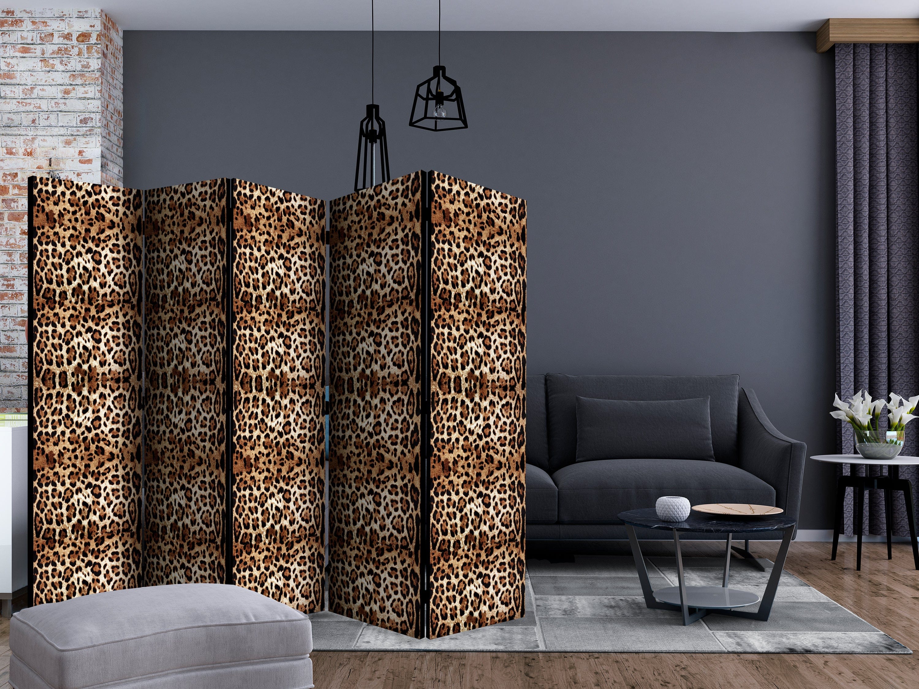 Aizslietnis 5-daļīgs - Dzīvnieku tēma (225x172cm) Home Trends