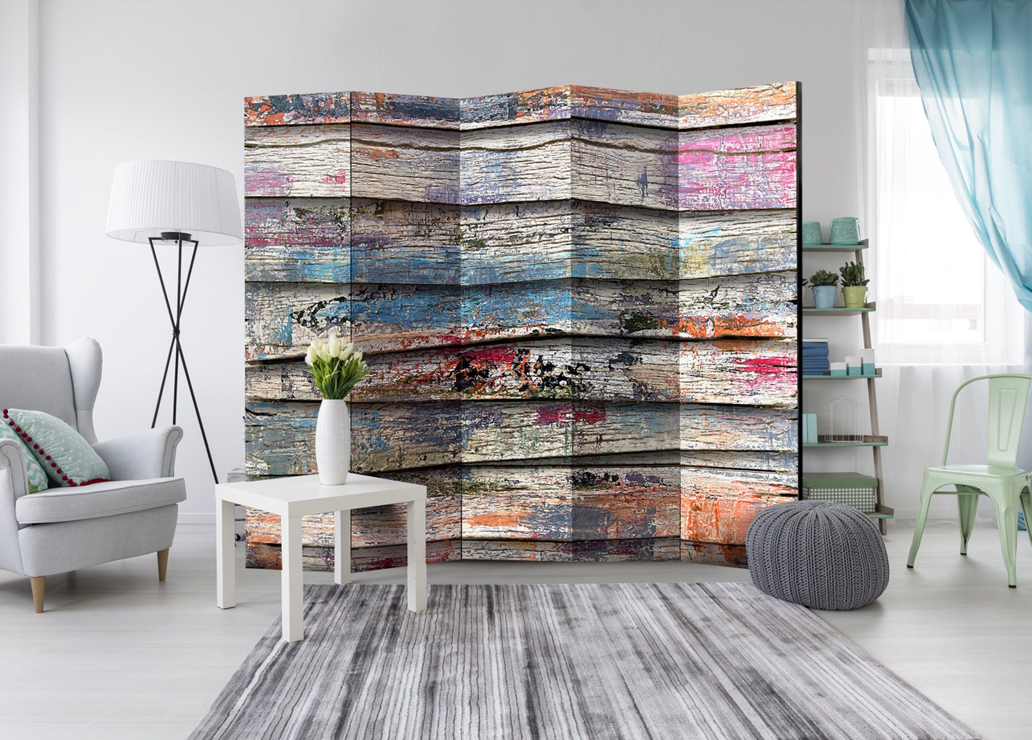 Aizslietnis 5-daļīgs - Krāsains koks (225x172cm) 225x172 cm Home Trends