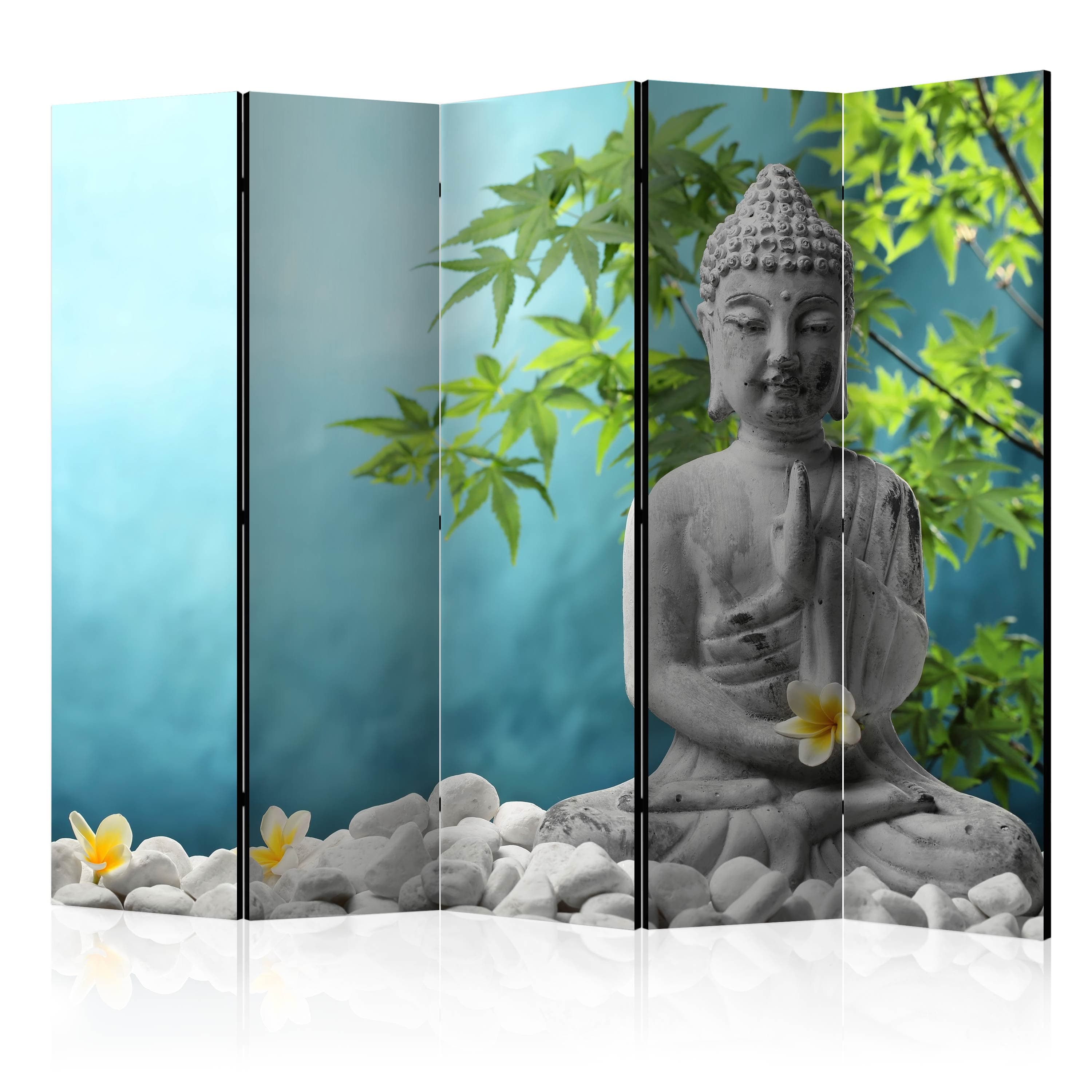 Aizslietnis 5-daļīgs - Meditējošais Buda (225x172cm) Home Trends