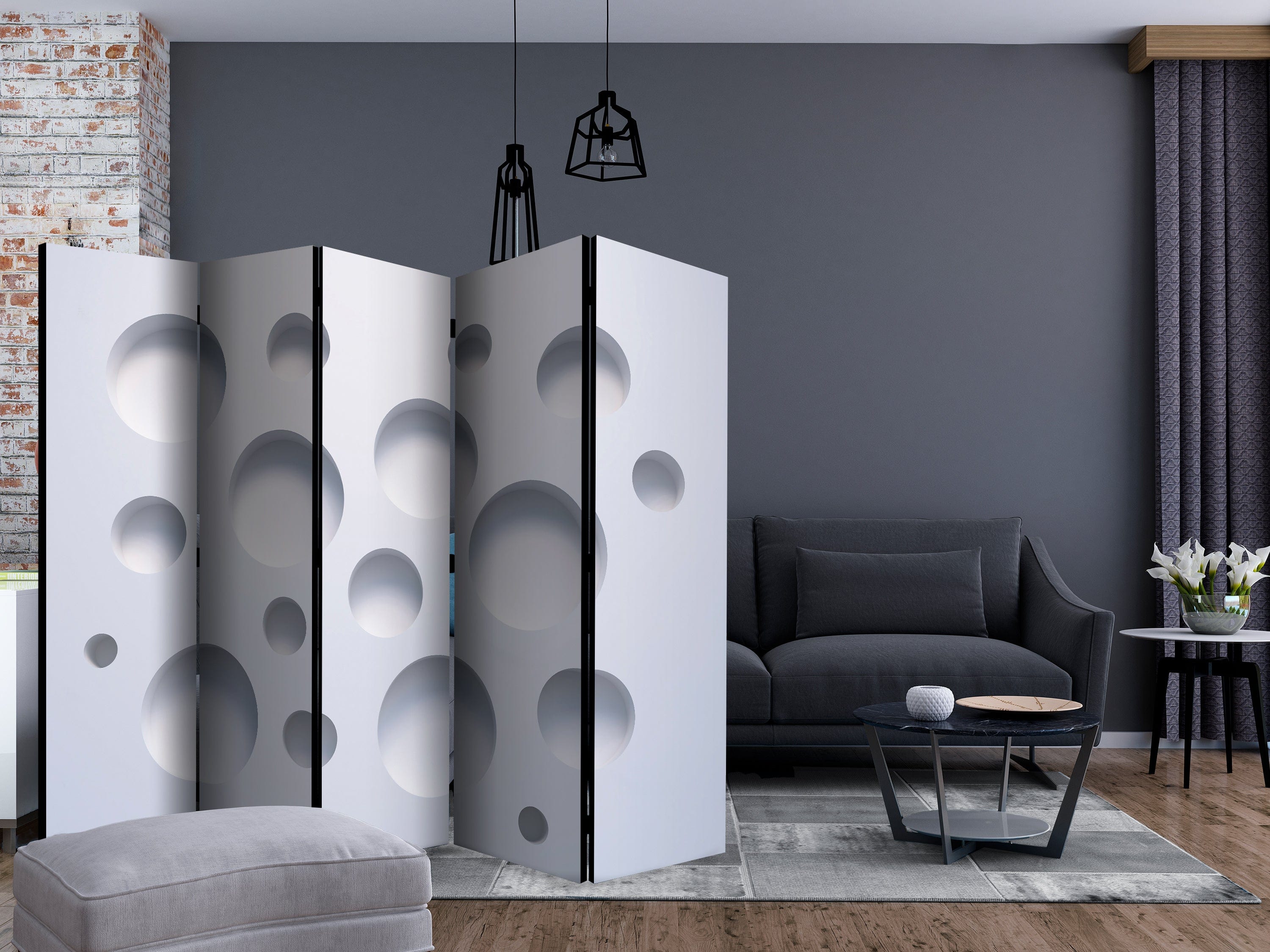 Aizslietnis 5-daļīgs - Mūsdienu harmonija (225x172cm) 225x172 cm Home Trends