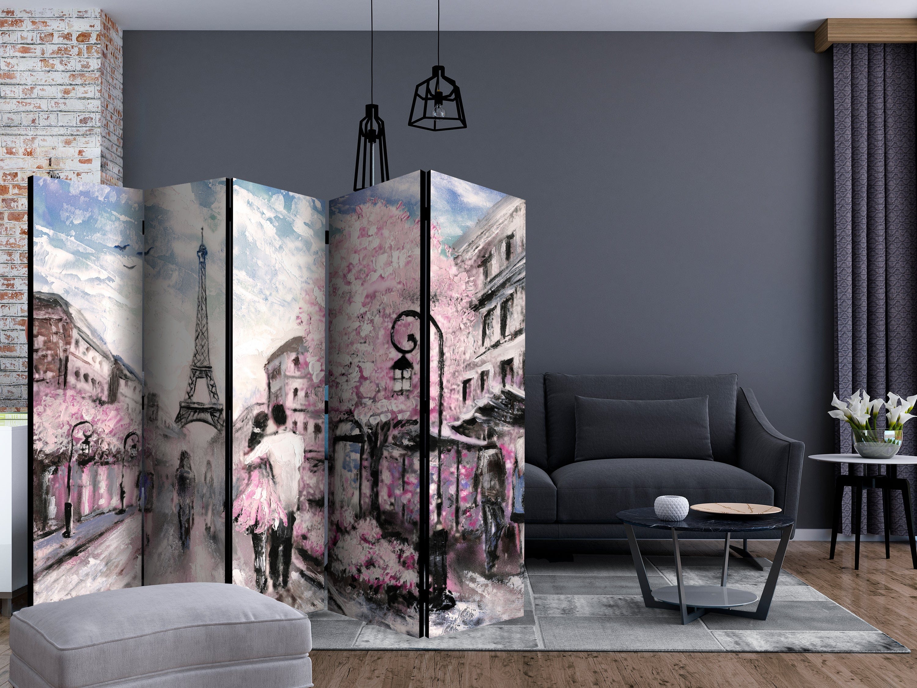 Aizslietnis 5-daļīgs - Rudens debesis (225x172cm) Home Trends