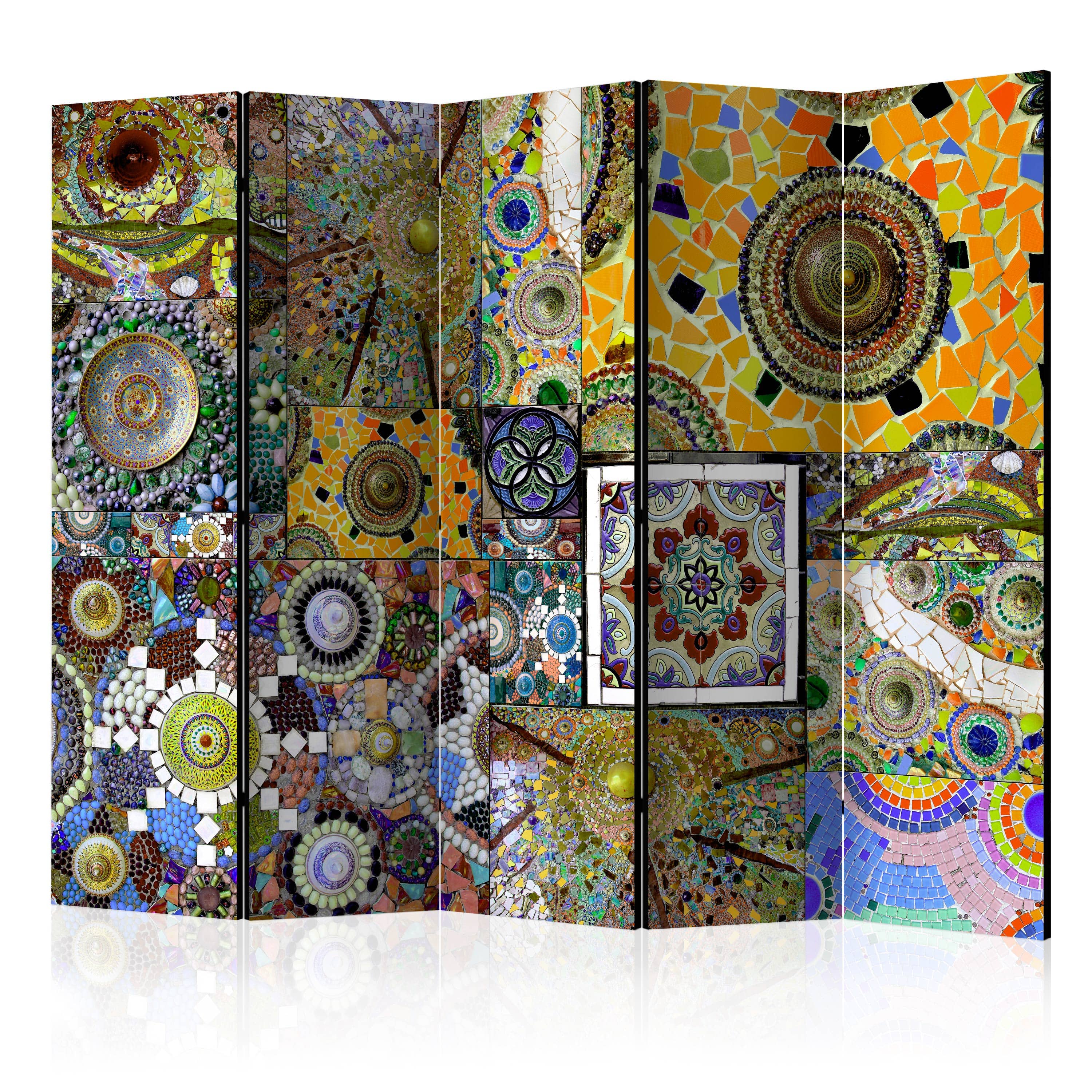 Aizslietnis 5-daļīgs - Saules mozaīka (225x172cm) 225x172 cm Home Trends