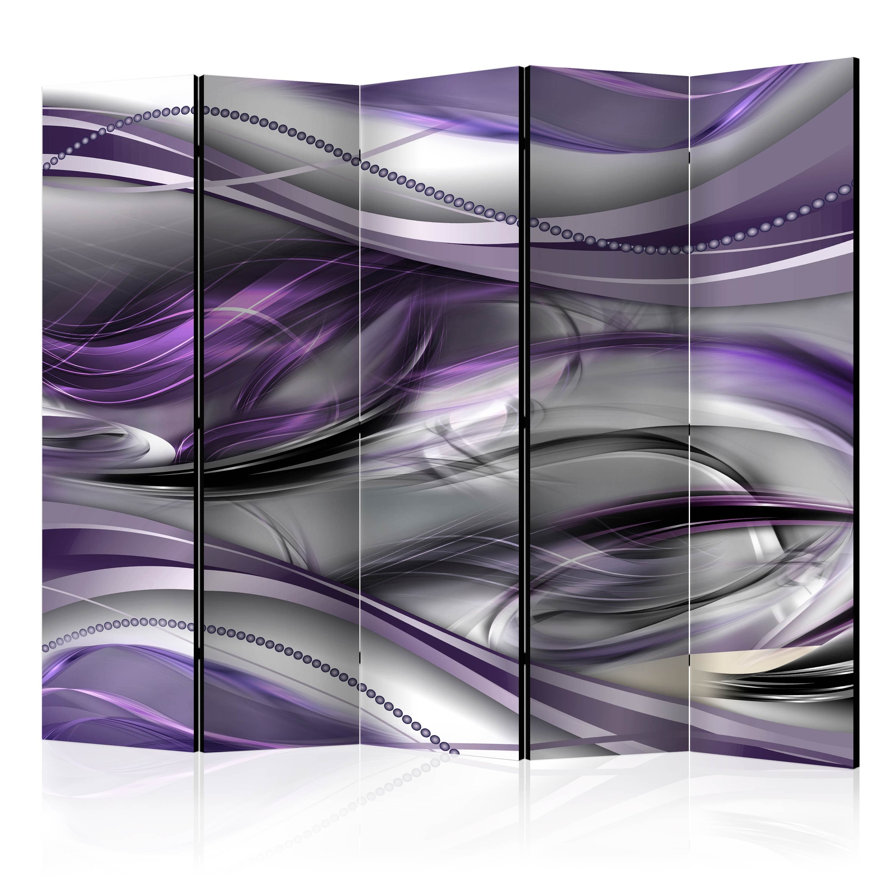 Aizslietnis 5-daļīgs - Tūneļi (violeti) (225x172cm) Home Trends