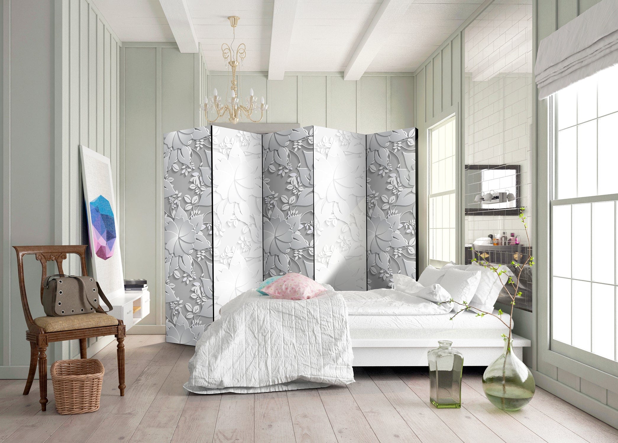 Aizslietnis 5-daļīgs - Ziedi (225x172cm) 225x172 cm Home Trends