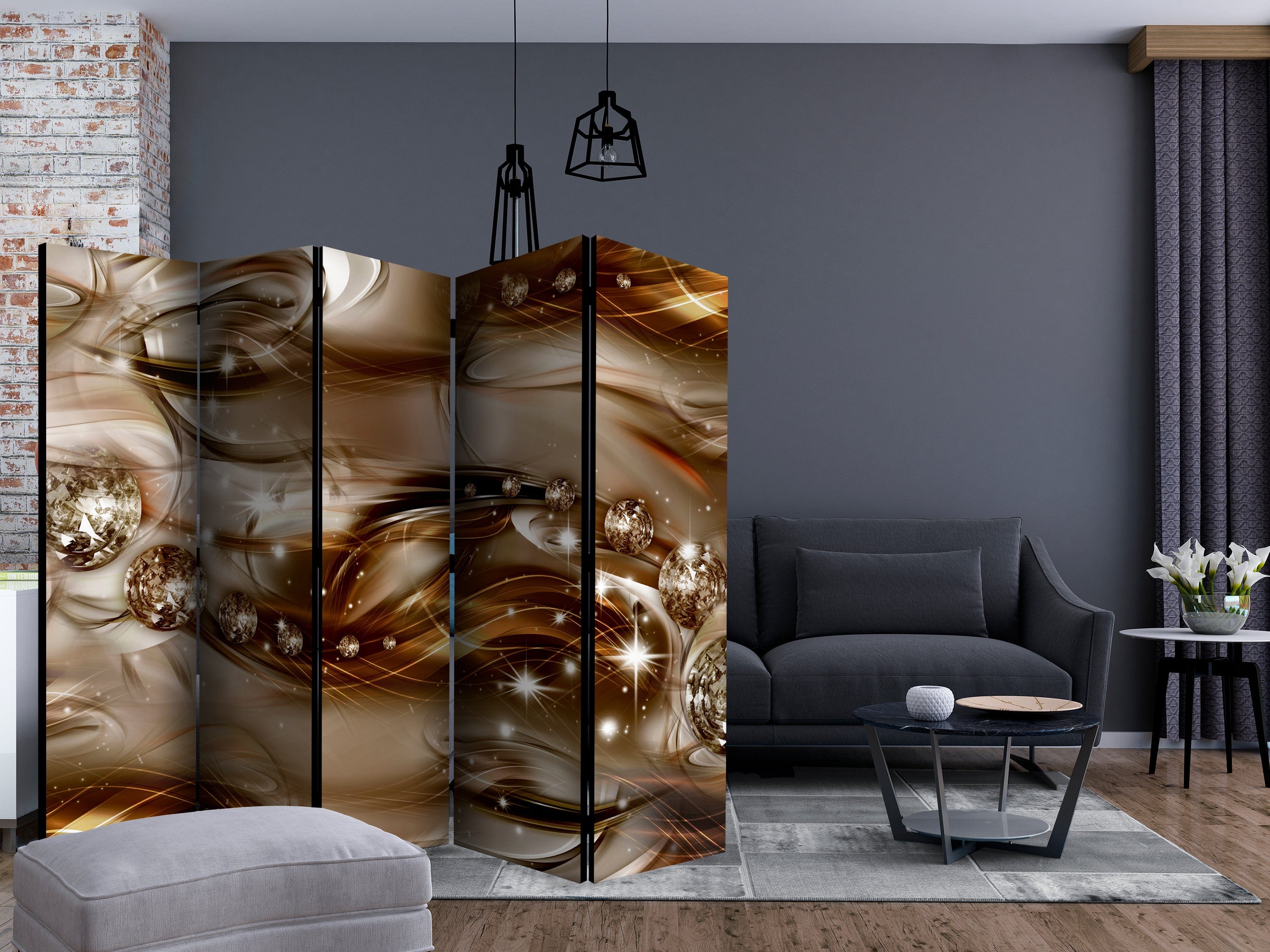 Aizslietnis 5-daļīgs - Zvaigžņu vētra (225x172cm) Home Trends