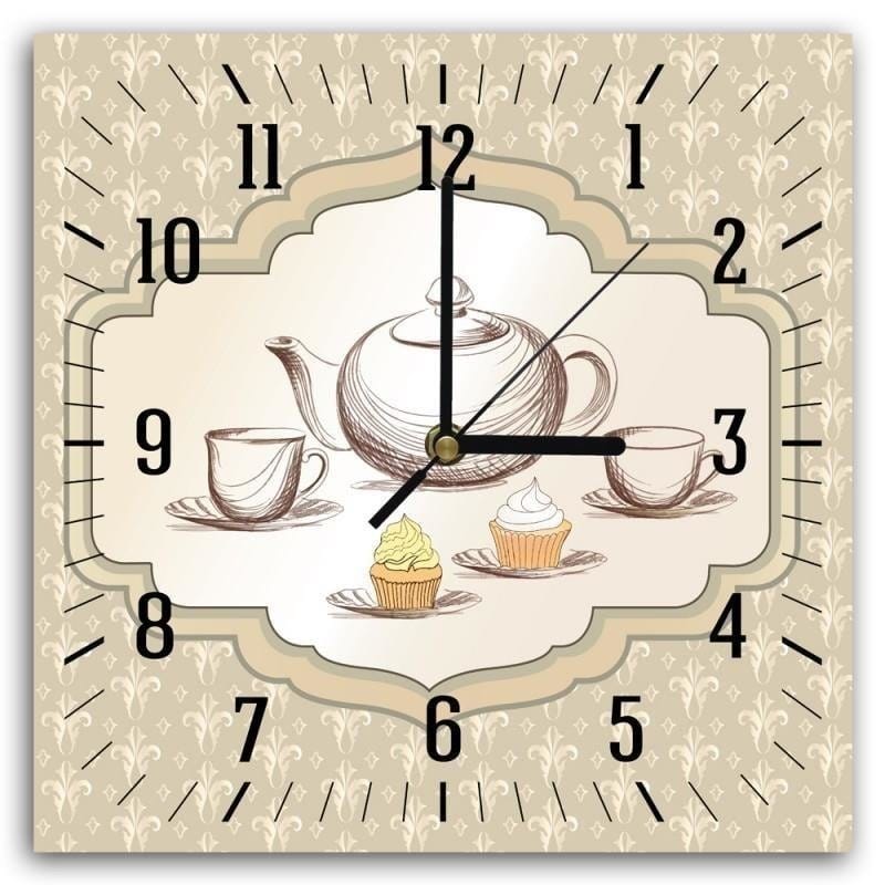 Dekoratīvais sienas pulkstenis Afternoon tea E-interjers.lv