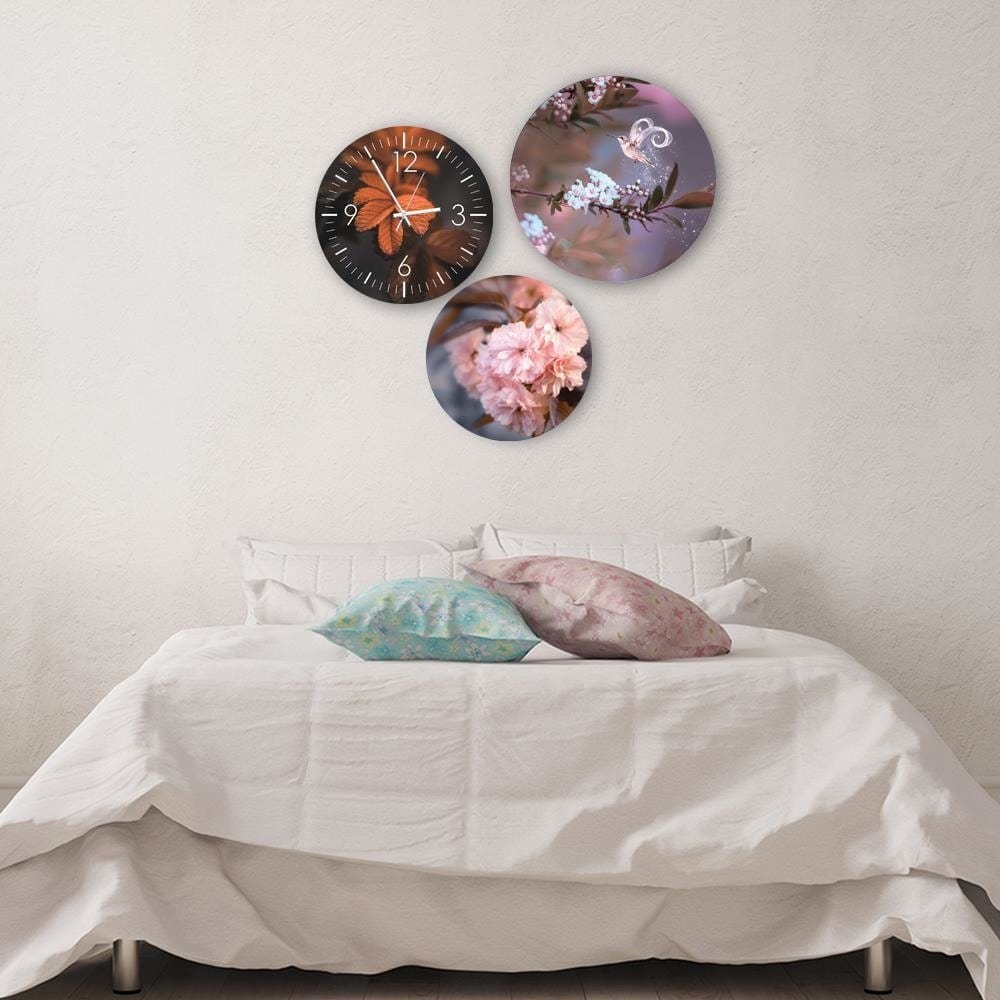 Dekoratīvais sienas pulkstenis Autumn time 1 E-interjers.lv