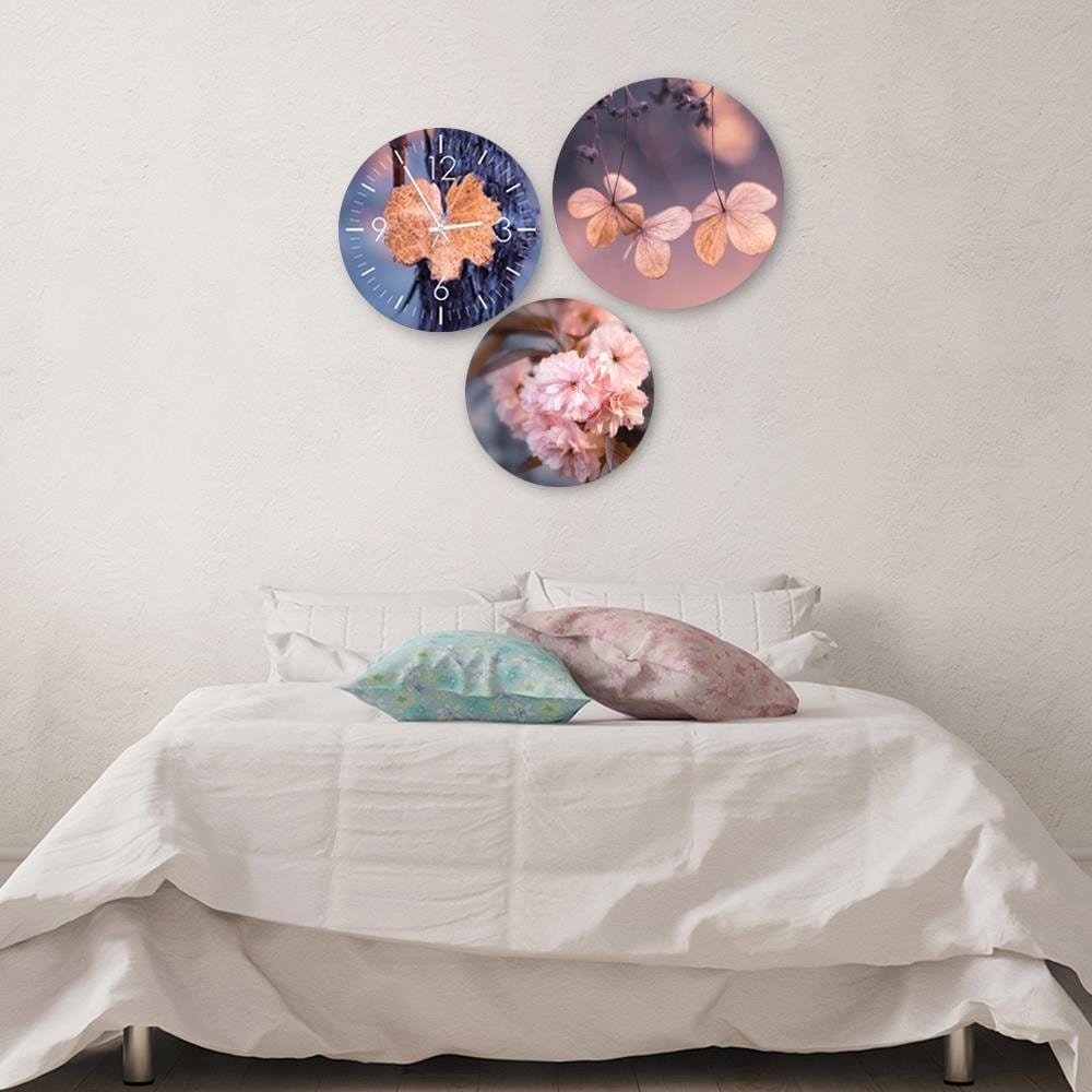 Dekoratīvais sienas pulkstenis Autumn time E-interjers.lv