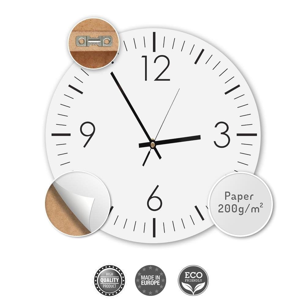 Dekoratīvais sienas pulkstenis Blue marble E-interjers.lv