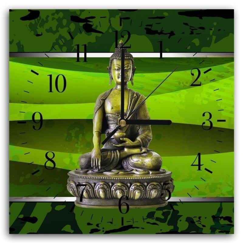 Dekoratīvais sienas pulkstenis Buddha in color E-interjers.lv
