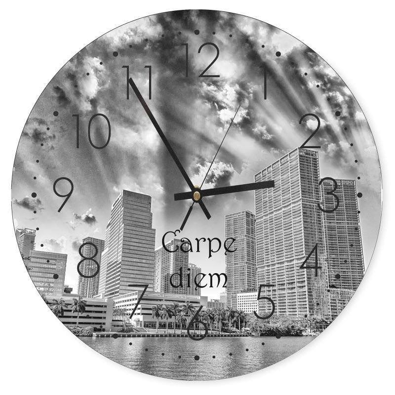 Dekoratīvais sienas pulkstenis Carpe diem E-interjers.lv