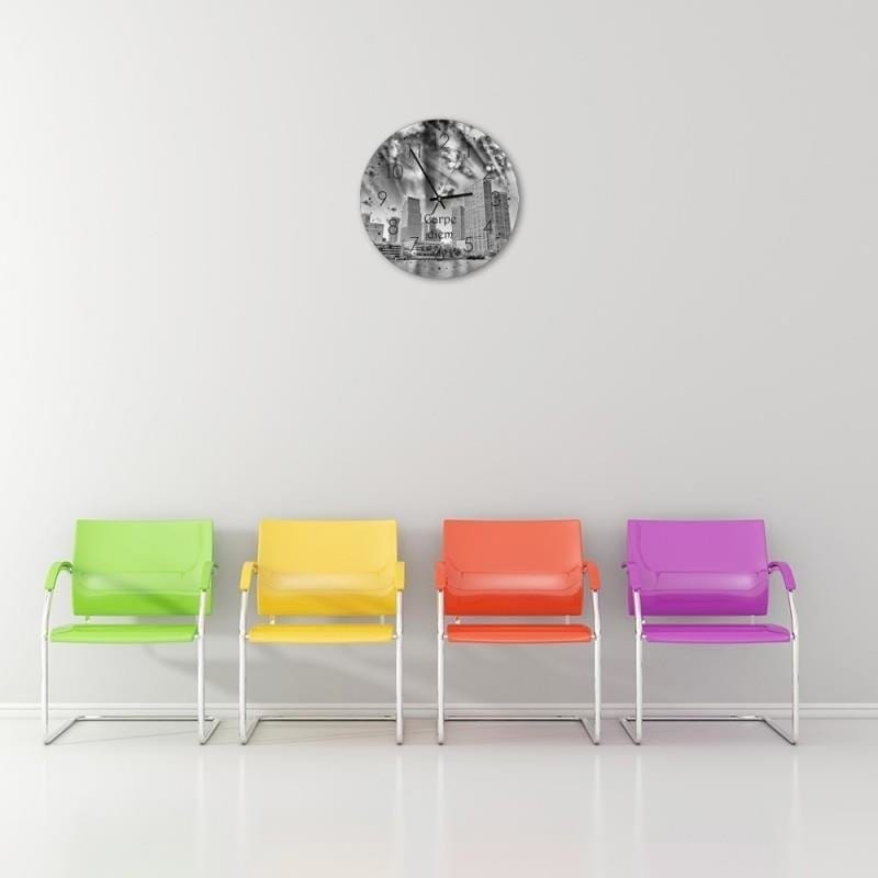 Dekoratīvais sienas pulkstenis Carpe diem E-interjers.lv