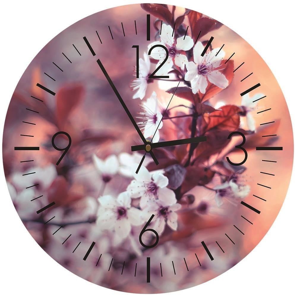 Dekoratīvais sienas pulkstenis Cherry time E-interjers.lv