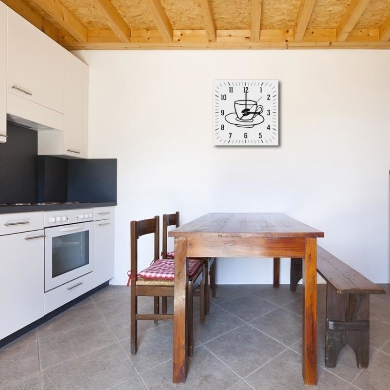 Dekoratīvais sienas pulkstenis Coffee 2 E-interjers.lv