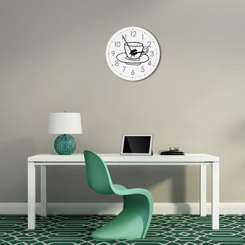 Dekoratīvais sienas pulkstenis Coffee E-interjers.lv