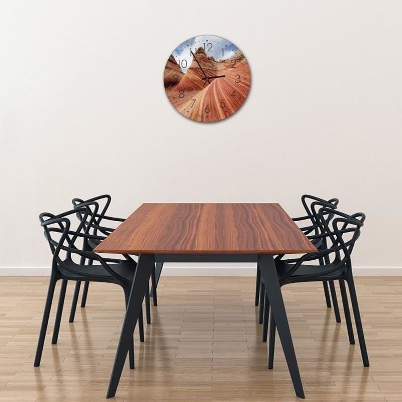 Dekoratīvais sienas pulkstenis Colourful rocks E-interjers.lv