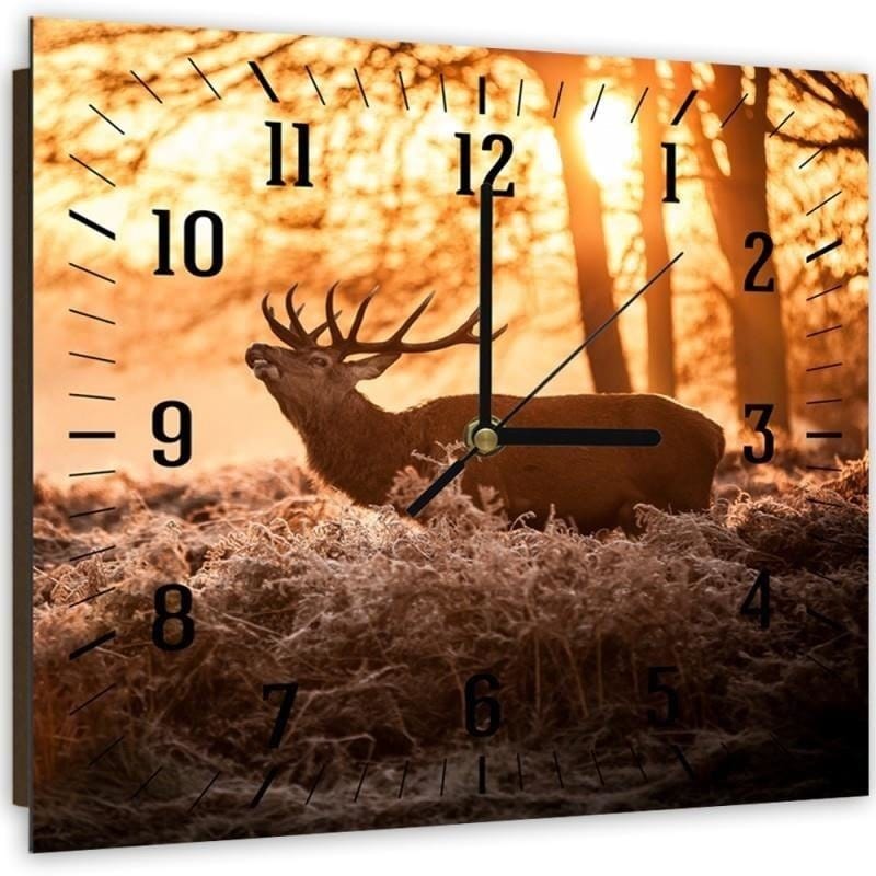 Dekoratīvais sienas pulkstenis Deer 3 E-interjers.lv