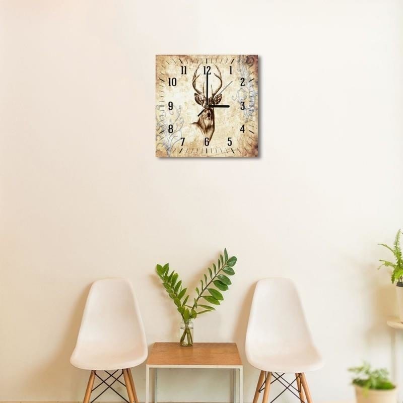 Dekoratīvais sienas pulkstenis Deer 4 E-interjers.lv