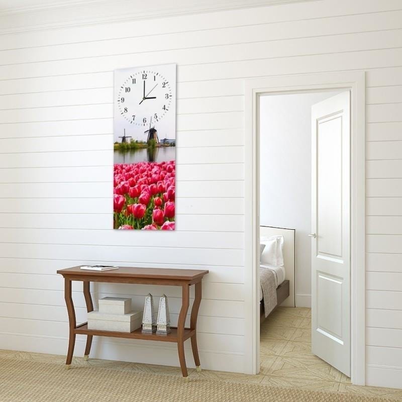 Dekoratīvais sienas pulkstenis Dutch landscape E-interjers.lv